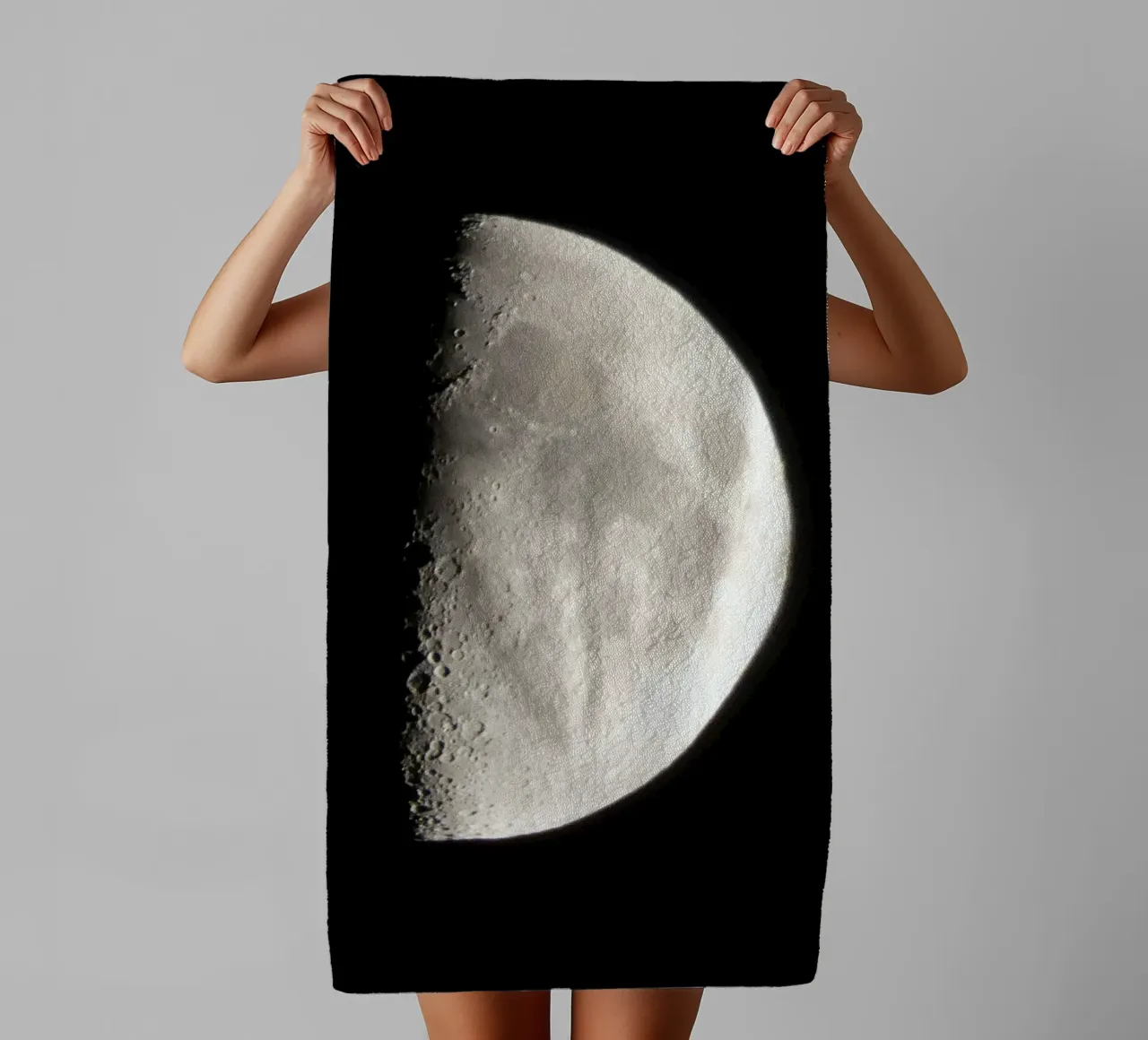 Demi Lune dans l'obscurité asciugamano da bagno da Estelle Création