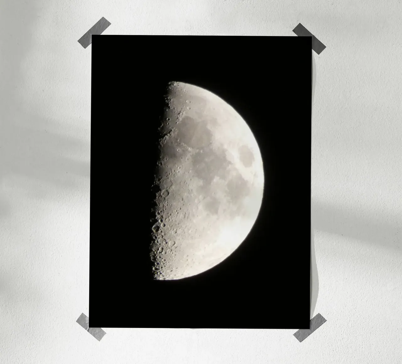 Demi Lune dans l'obscurité carta hahnemühle da Estelle Création
