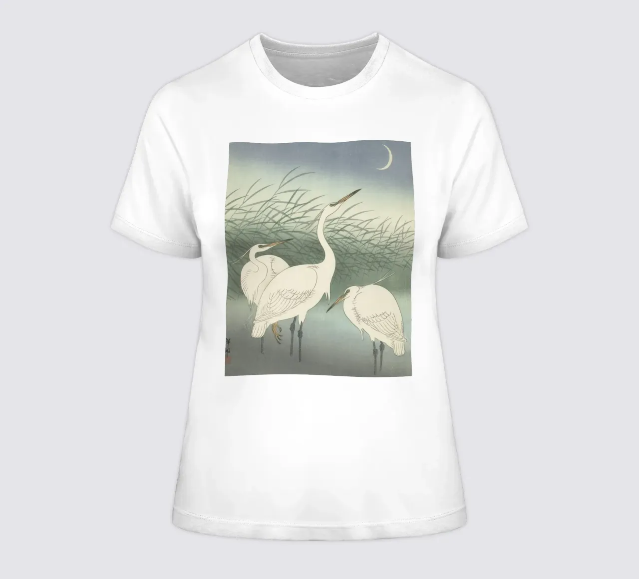 Garzas en aguas poco profundas - Ohara Koson camiseta de mujer de William Store