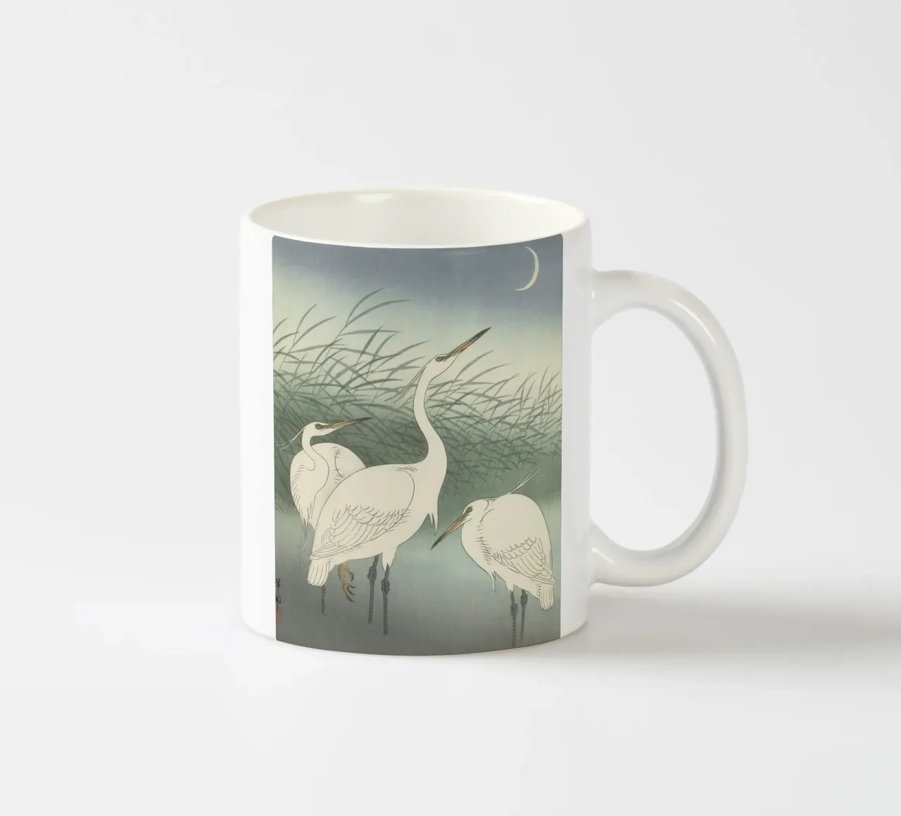 Aironi in acque basse - Ohara Koson tazza in ceramica da William Store