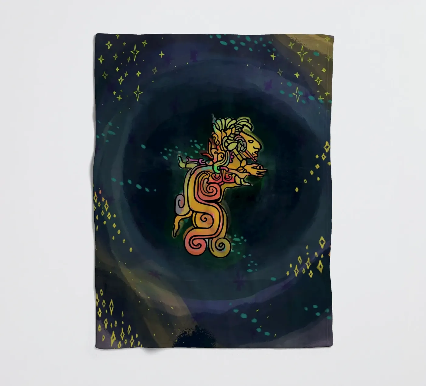 Curious Jupiter Fleecedecke von Charlie's Heart