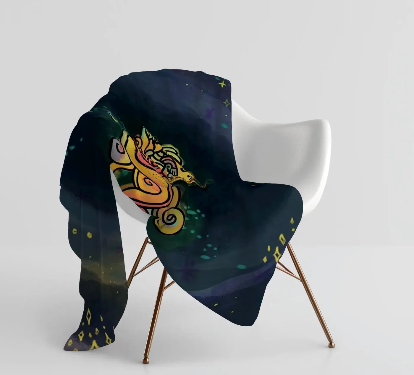 Curious Jupiter Fleecedecke von Charlie's Heart