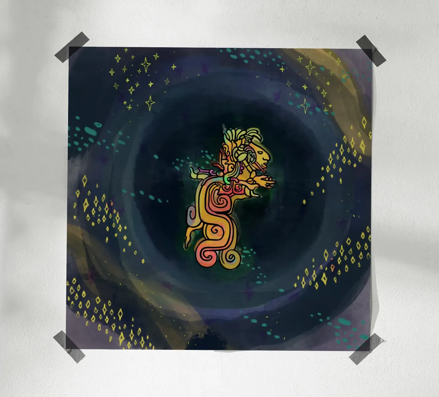 Curious Jupiter poster by Charlie's Heart