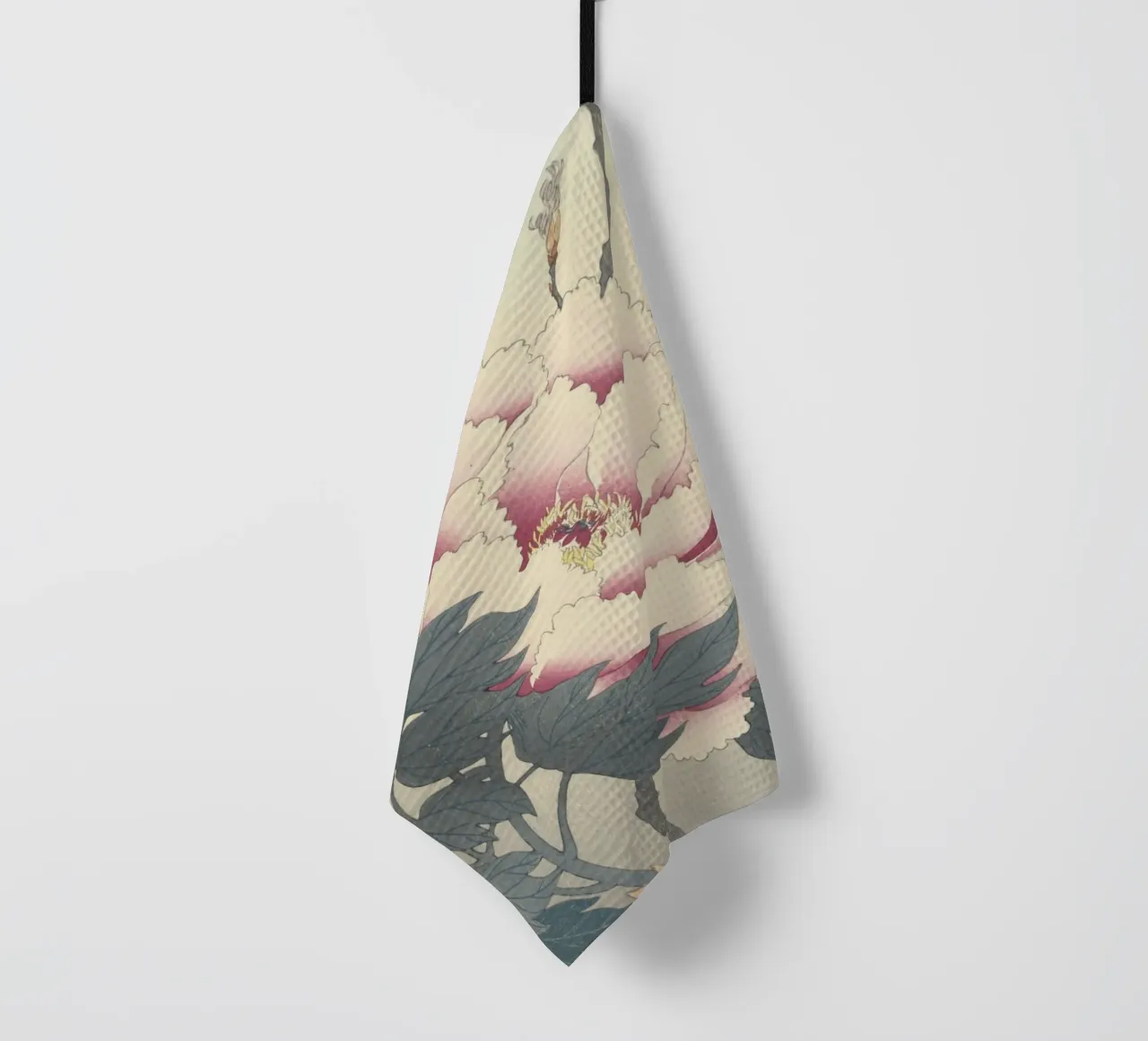 Peonia con farfalla - Ohara Koson canovaccio da cucina da William Store