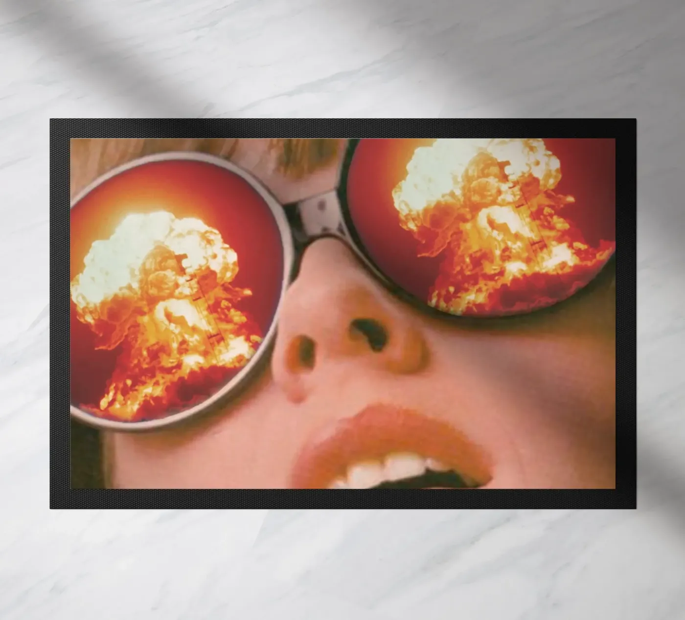 Oops. (The Explosion) Fußmatte von MsGonzalez