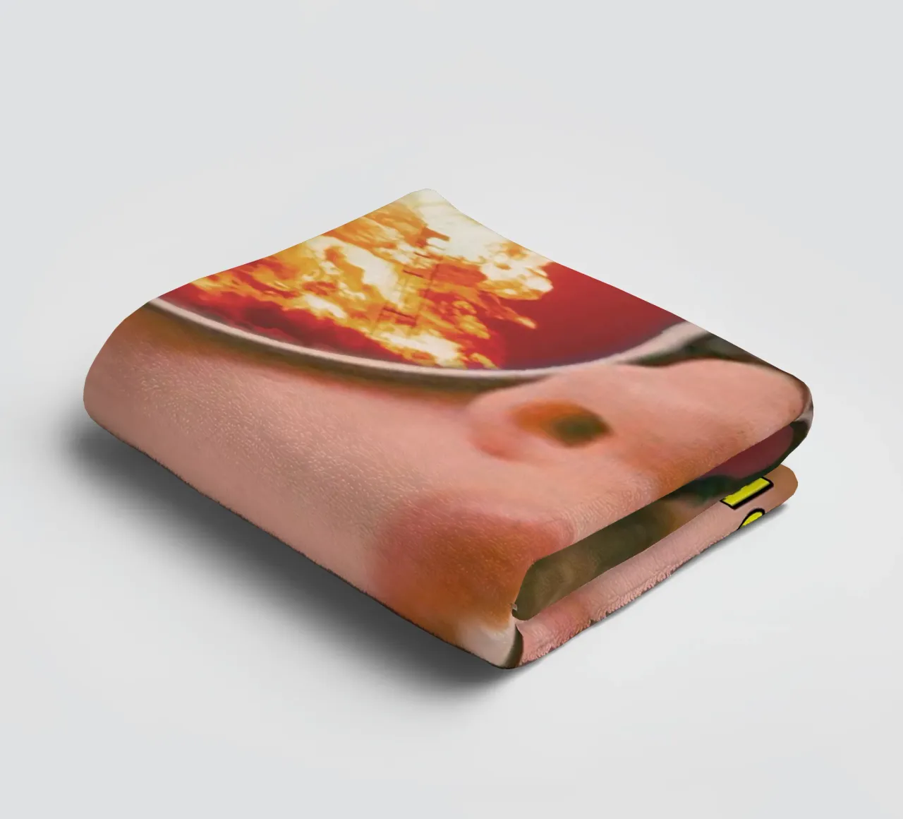 Oops. (The Explosion) towel by MsGonzalez