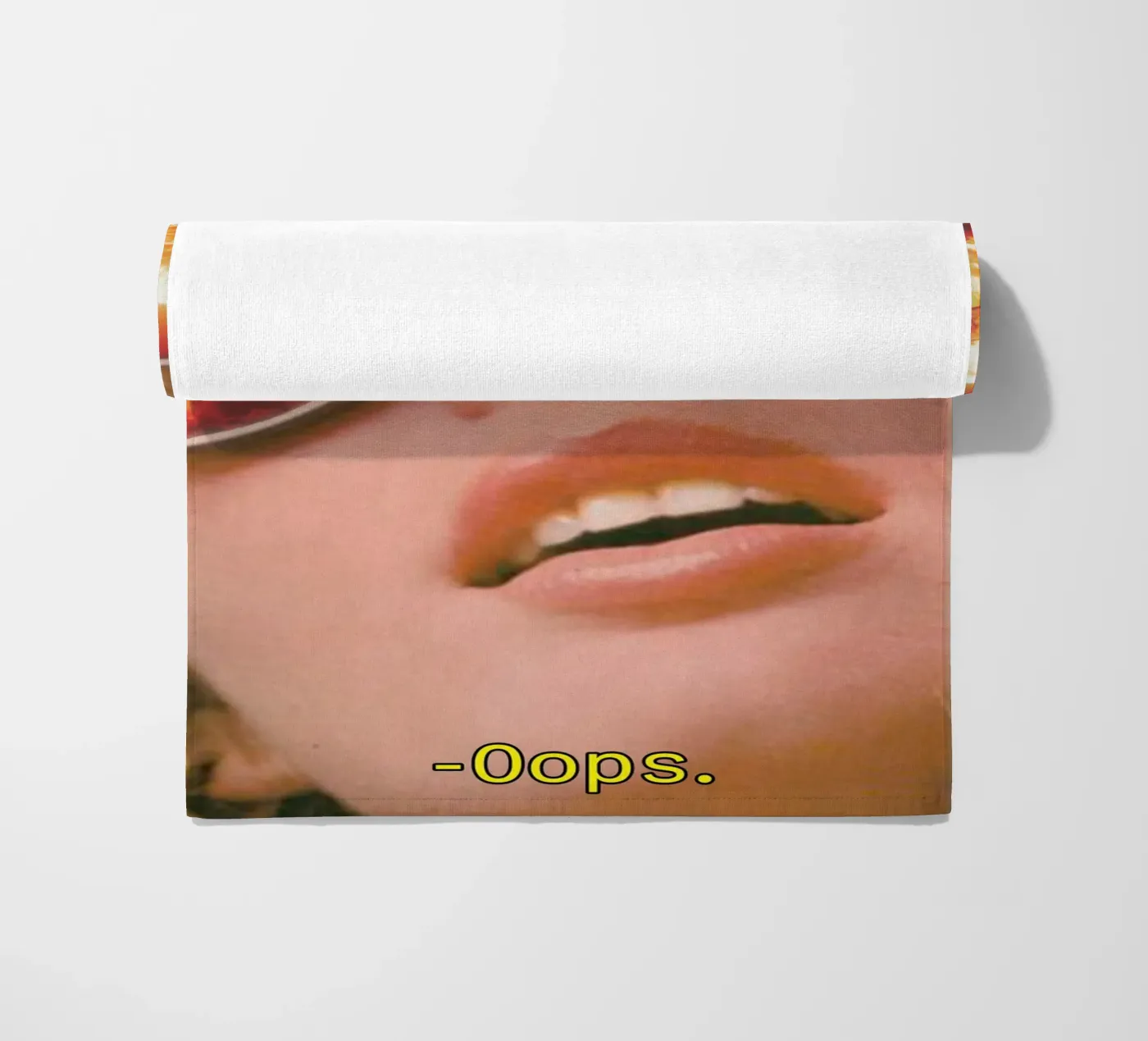 Oops. (The Explosion) Strandtuch von MsGonzalez