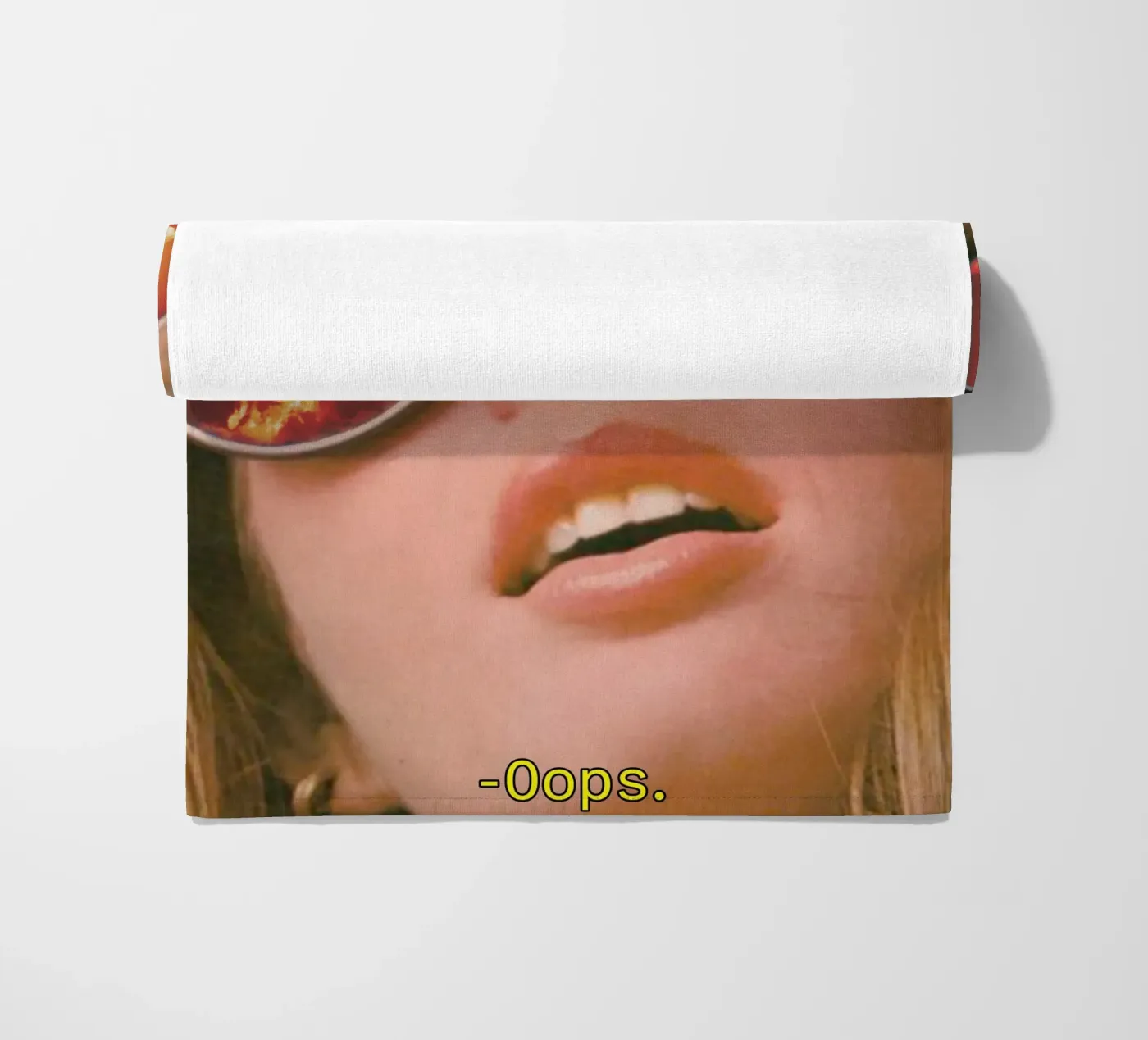 Oops. (The Explosion) Strandtuch von MsGonzalez