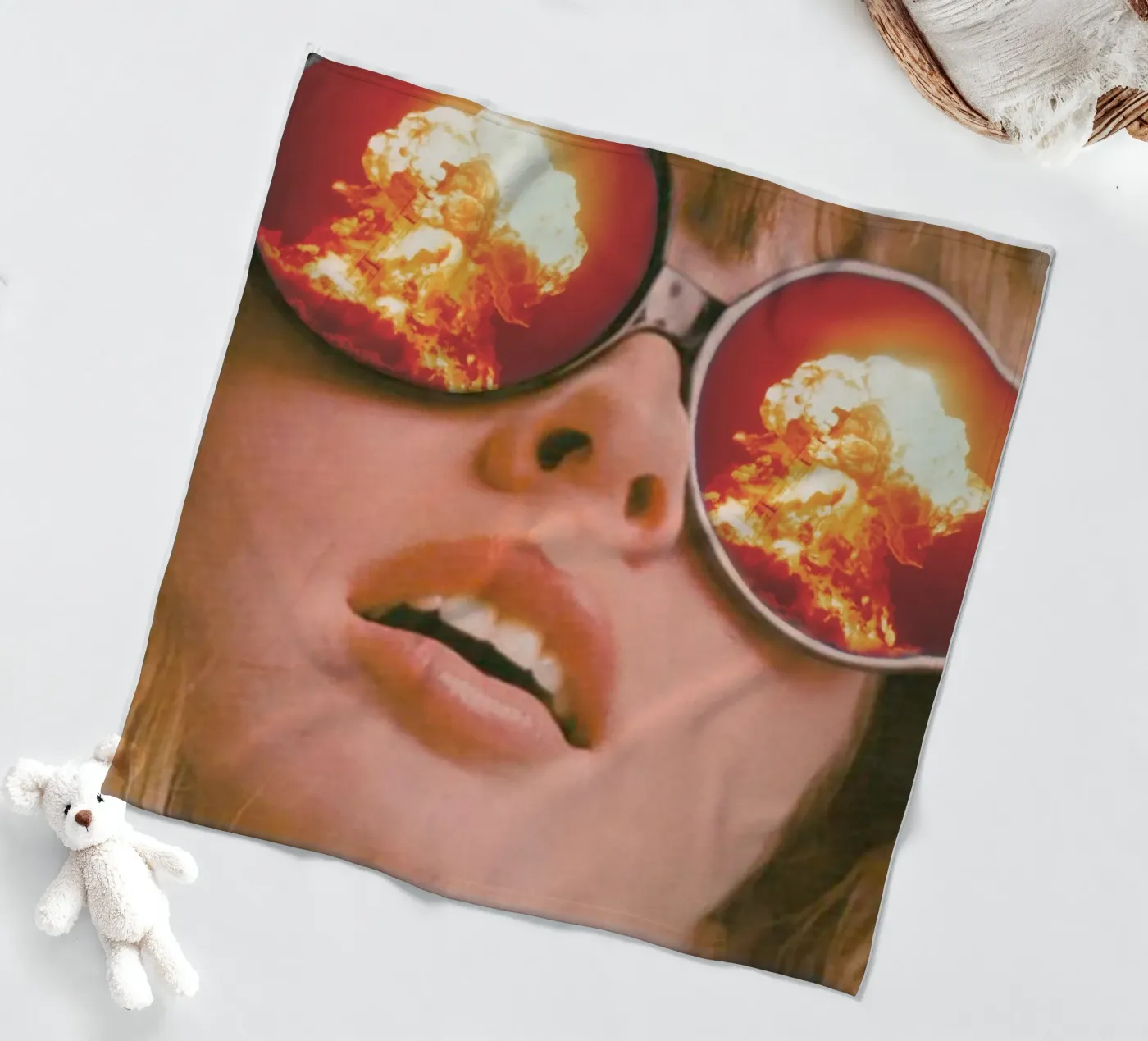 Oops. (The Explosion) fleece blanket by MsGonzalez