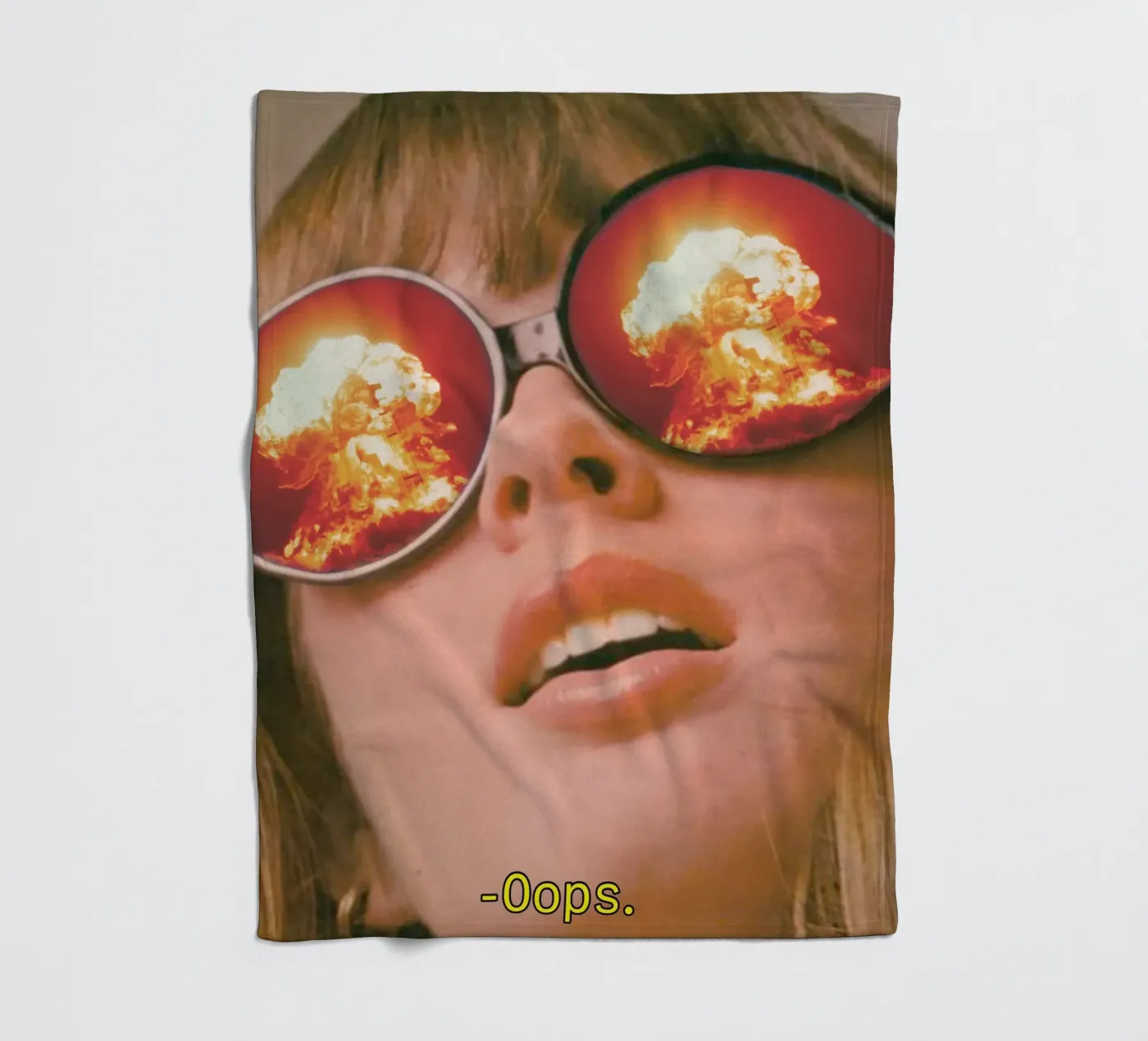 Oops. (The Explosion) fleece blanket by MsGonzalez