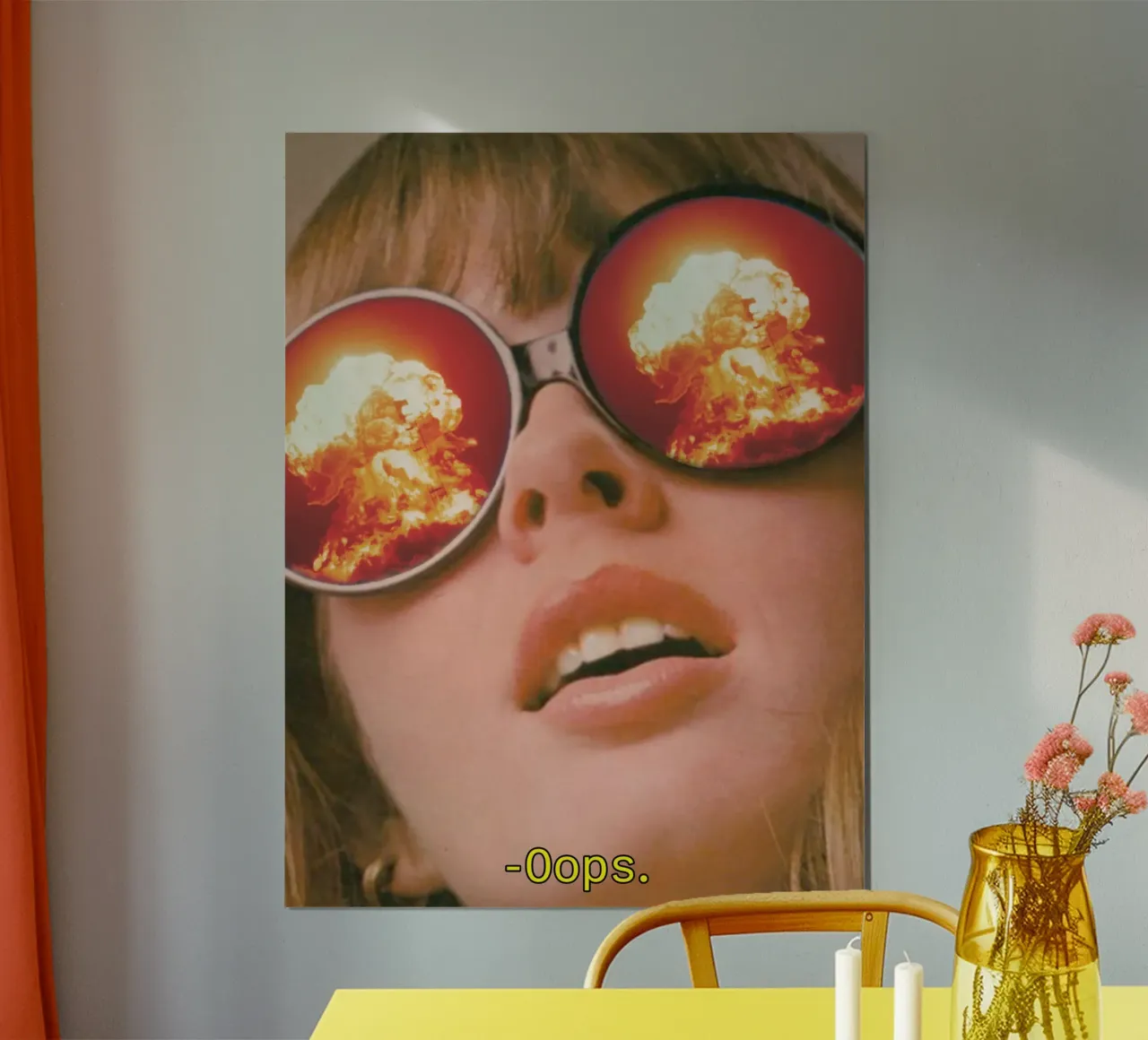 Oops. (The Explosion) carta hahnemühle da MsGonzalez