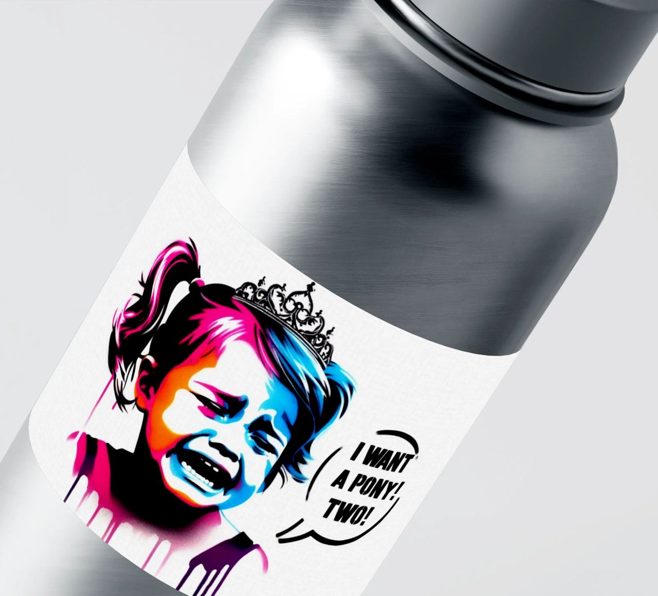 I want a pony – Stencil, Graffiti & Streetart autocollant de STAN Z.