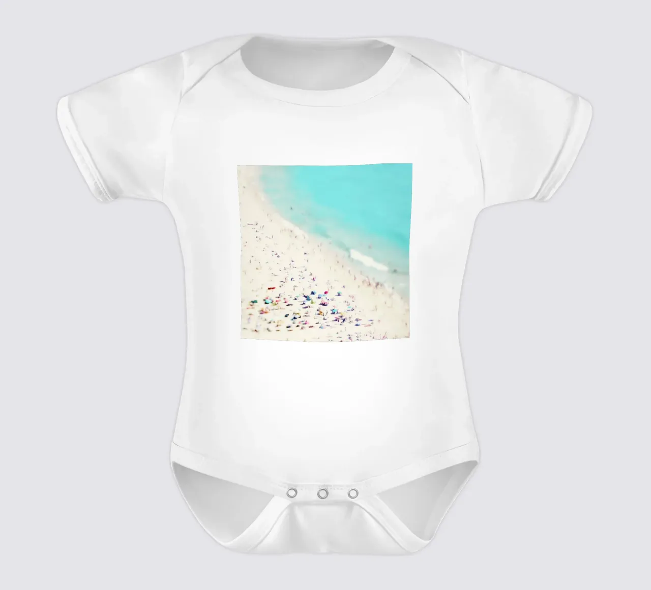 Beach Dreams body neonato maniche corte da Ingrid Beddoes