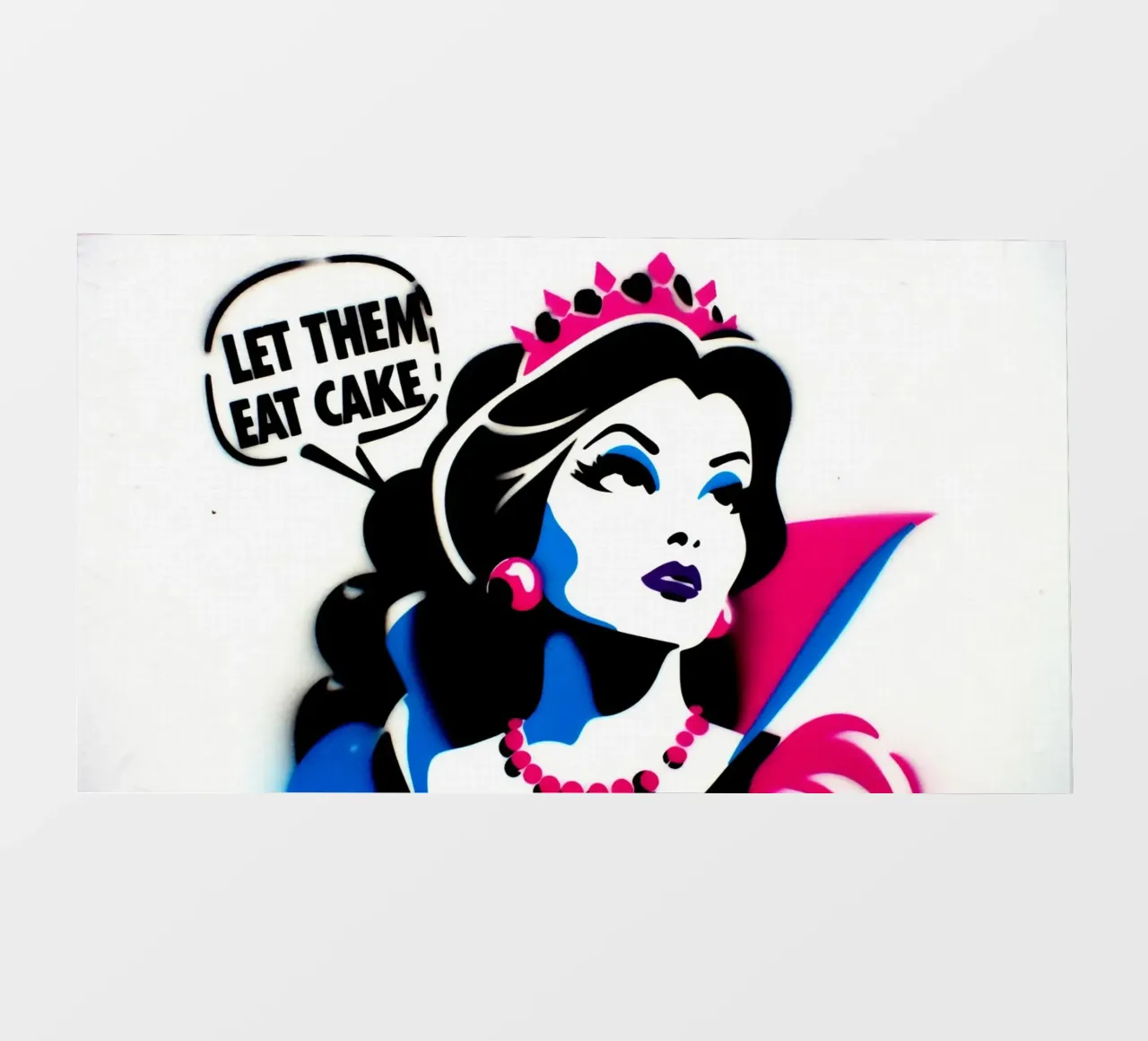 Let them eat cake – Stencil, Graffiti & Streetart pellicola backlit da STAN Z.