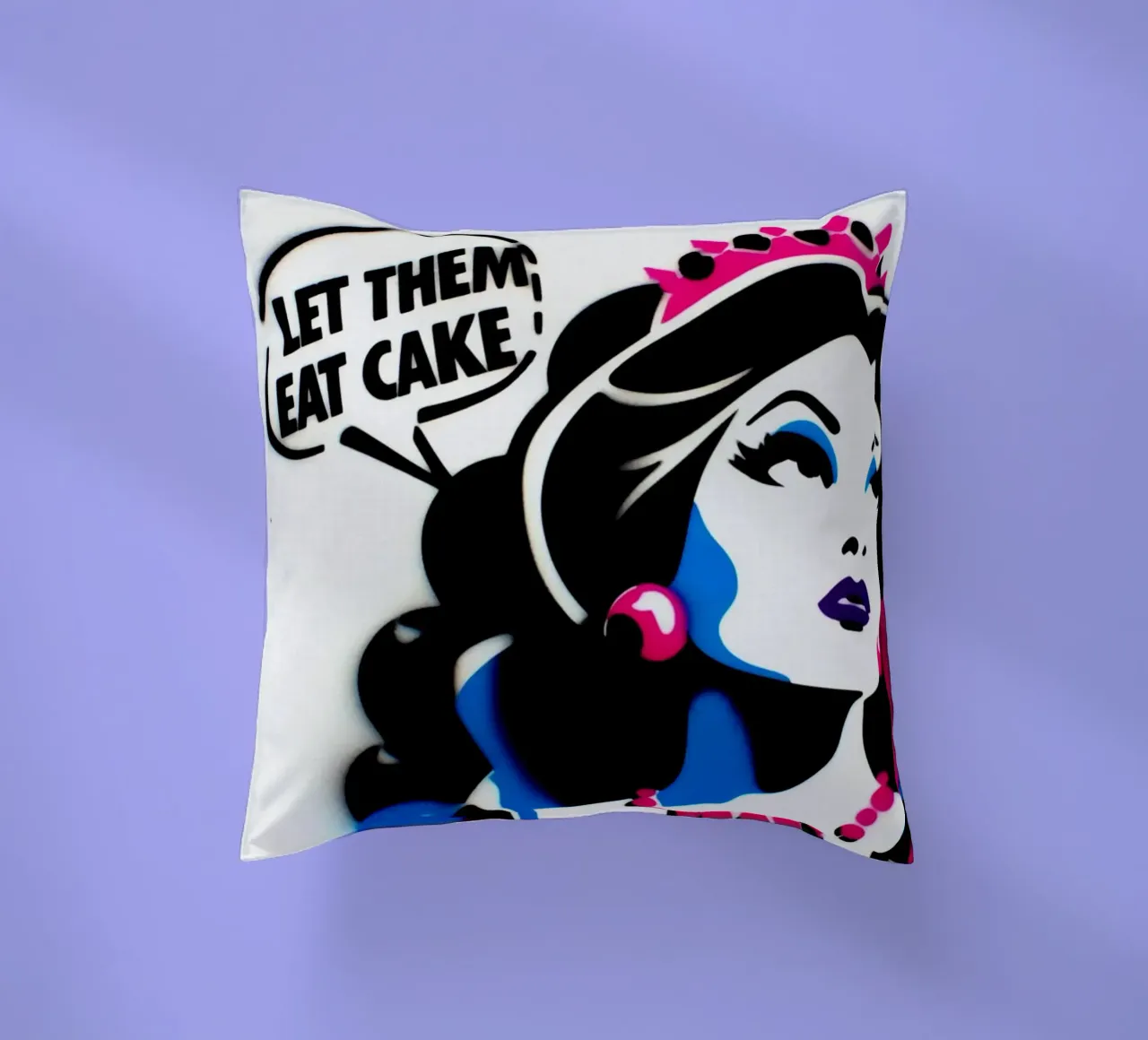 Let them eat cake – Stencil, Graffiti & Streetart cuscino da STAN Z.