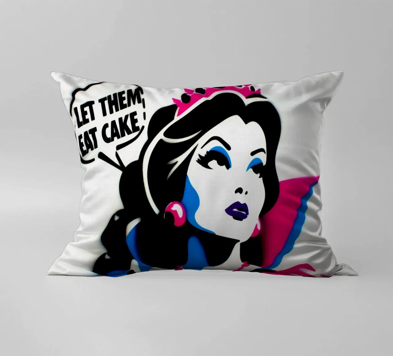 Let them eat cake – Stencil, Graffiti & Streetart cuscino da STAN Z.