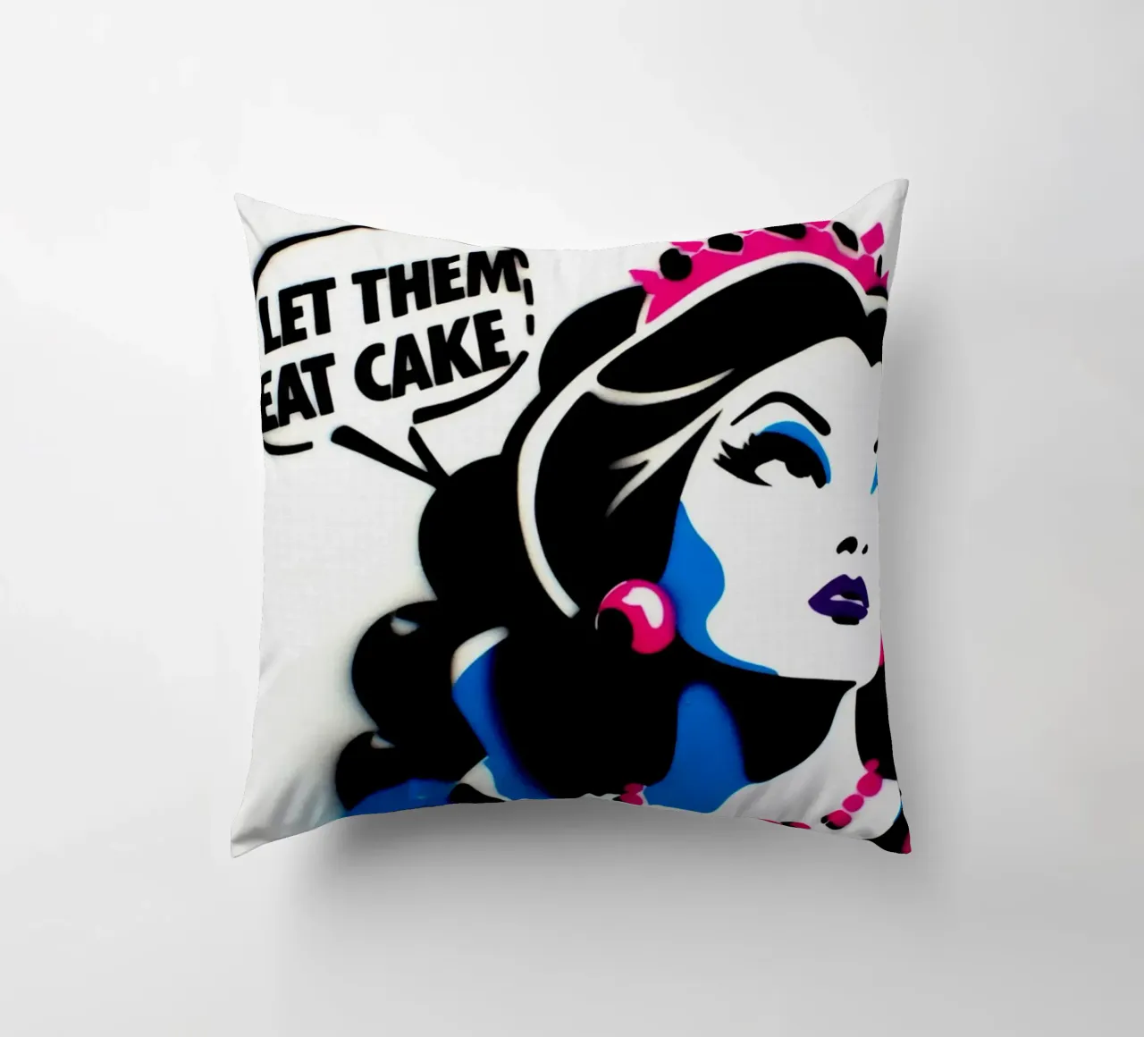 Let them eat cake – Stencil, Graffiti & Streetart cuscino da STAN Z.