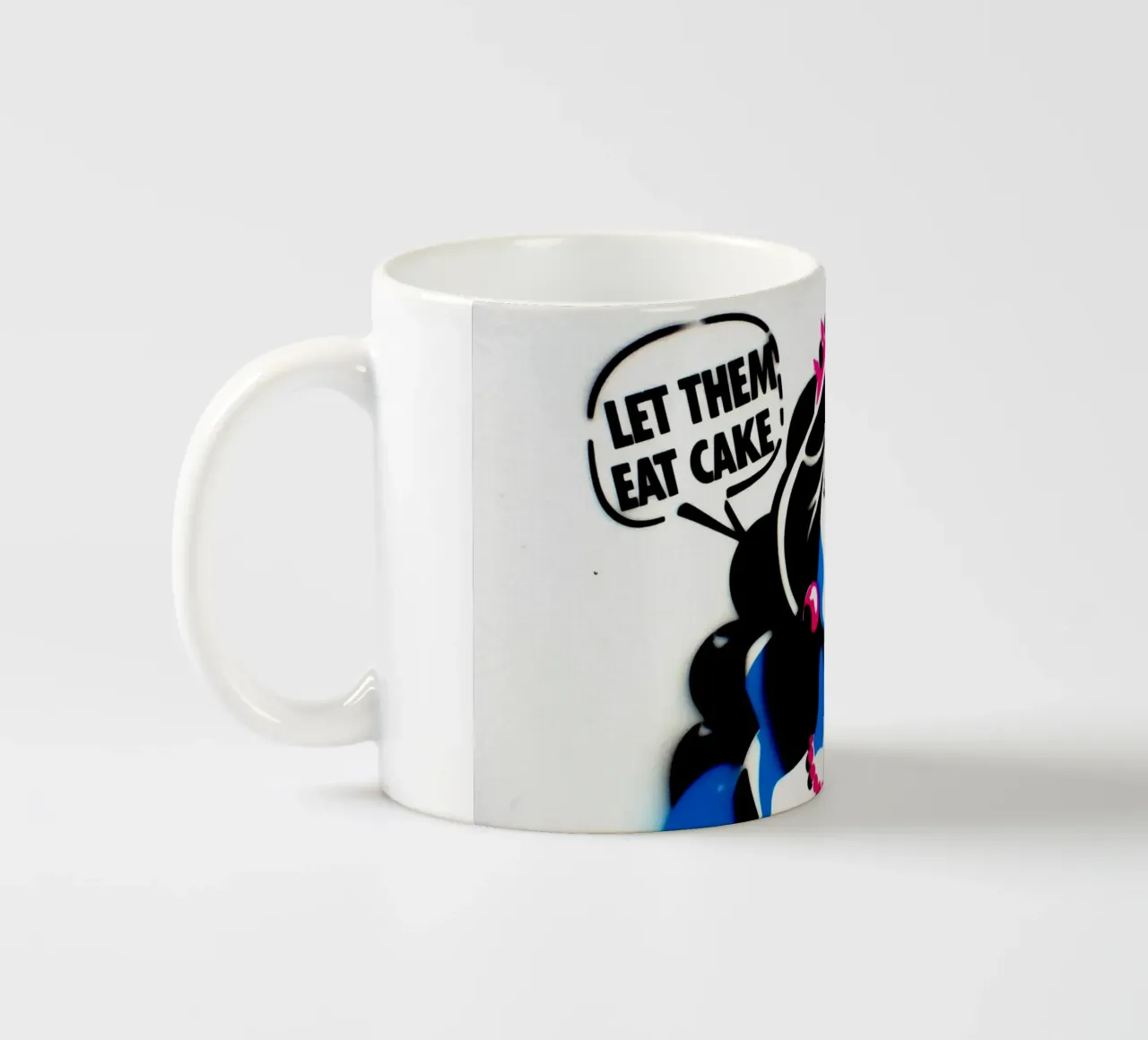 Let them eat cake – Stencil, Graffiti & Streetart tazza in ceramica da STAN Z.