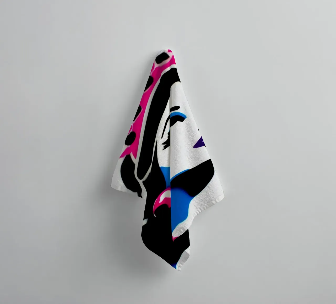 Let them eat cake – Stencil, Graffiti & Streetart asciugamano da bagno da STAN Z.