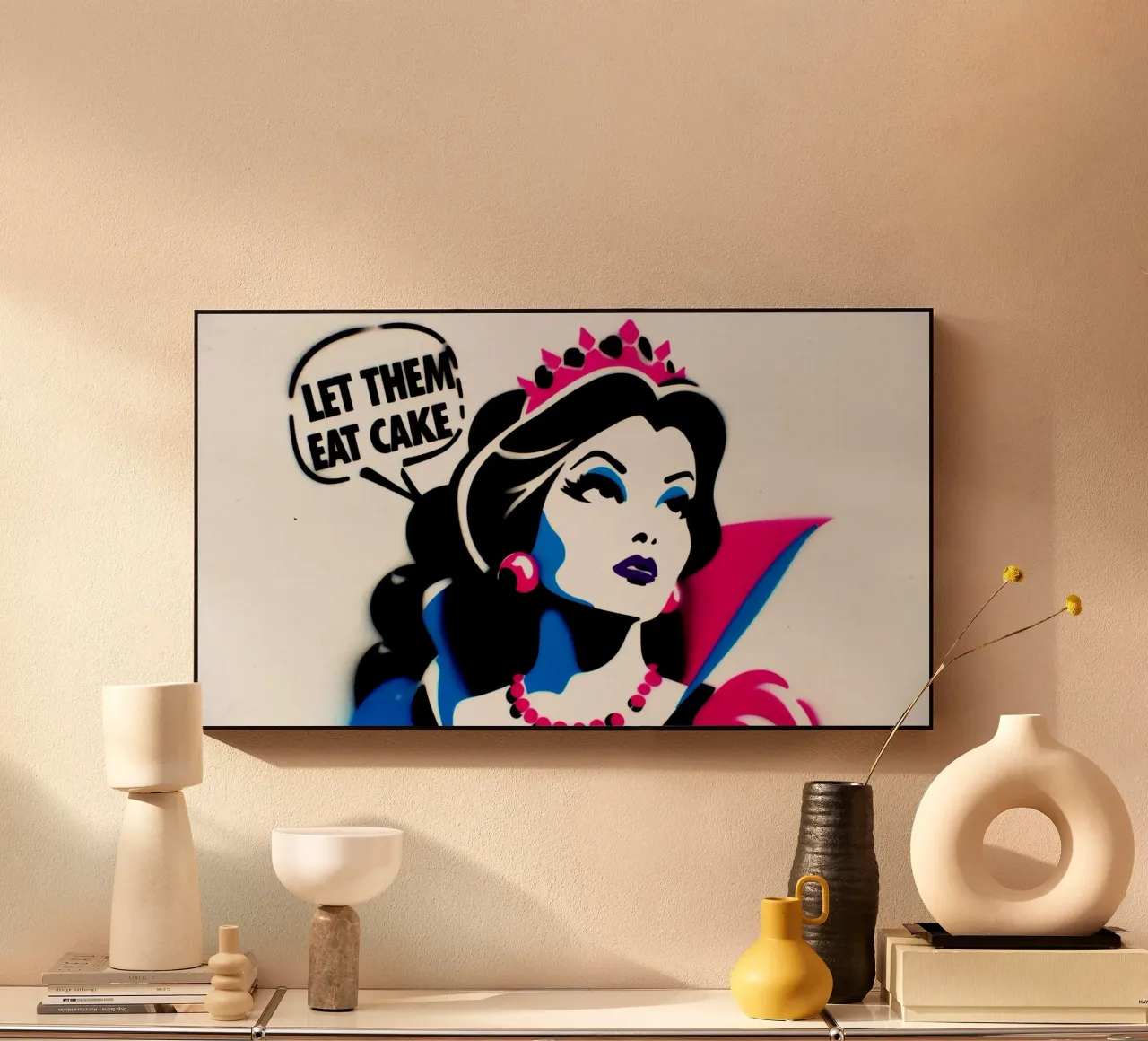 Let them eat cake – Stencil, Graffiti & Streetart alluminio dibond da STAN Z.