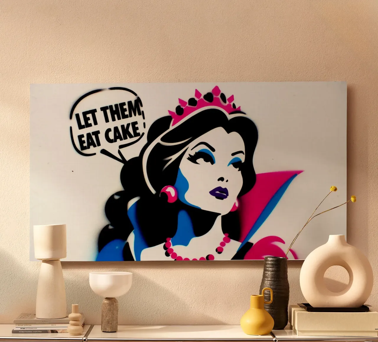 Let them eat cake – Stencil, Graffiti & Streetart alluminio dibond da STAN Z.