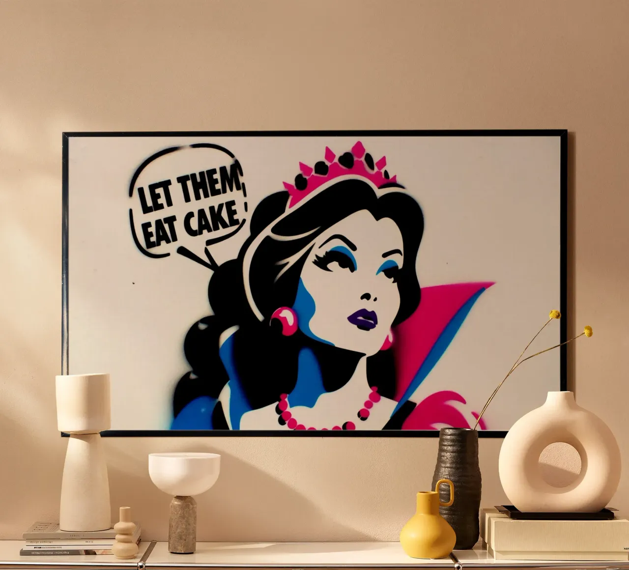 Let them eat cake – Stencil, Graffiti & Streetart carta hahnemühle da STAN Z.