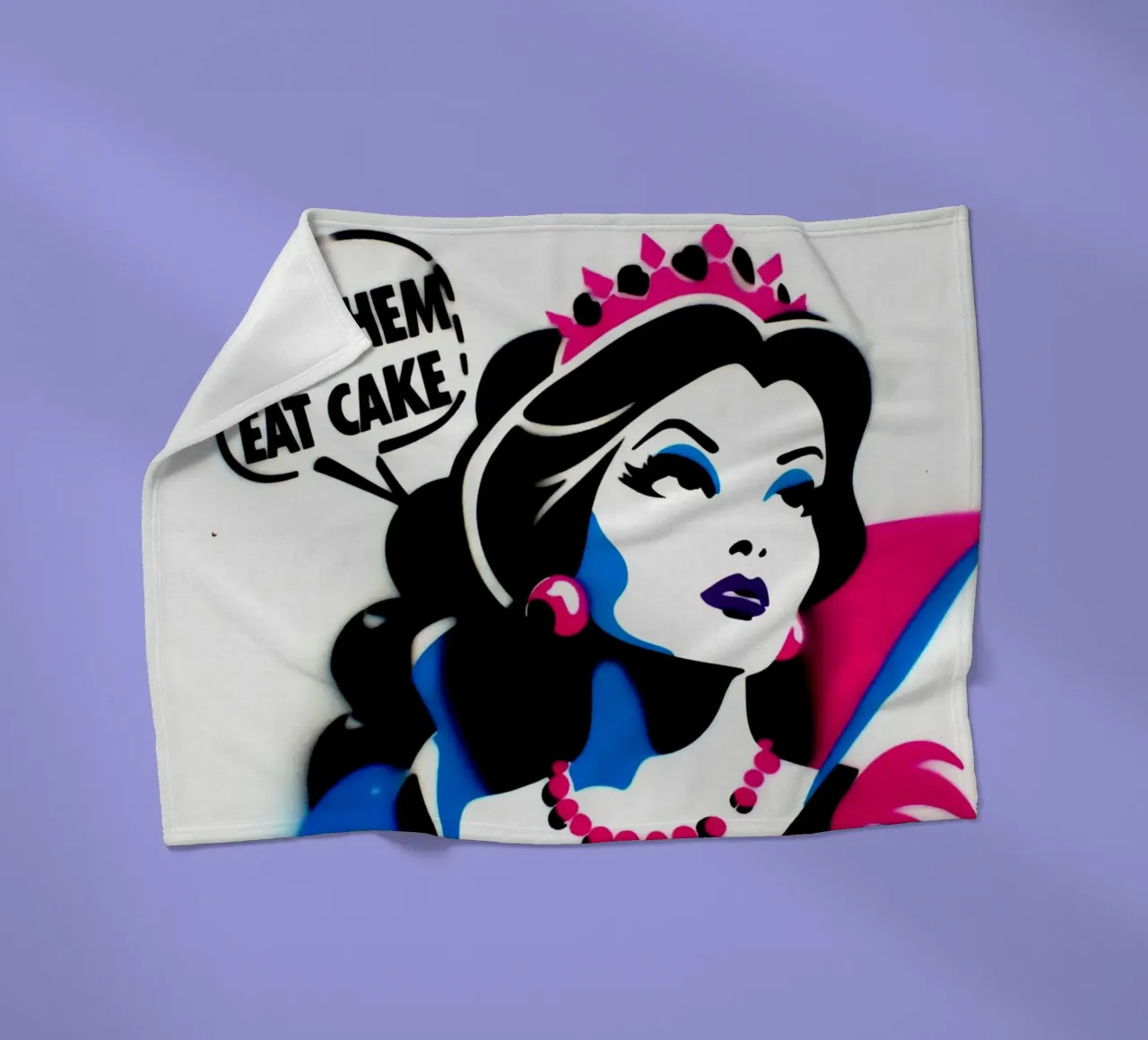 Let them eat cake – Stencil, Graffiti & Streetart coperta in pile da STAN Z.