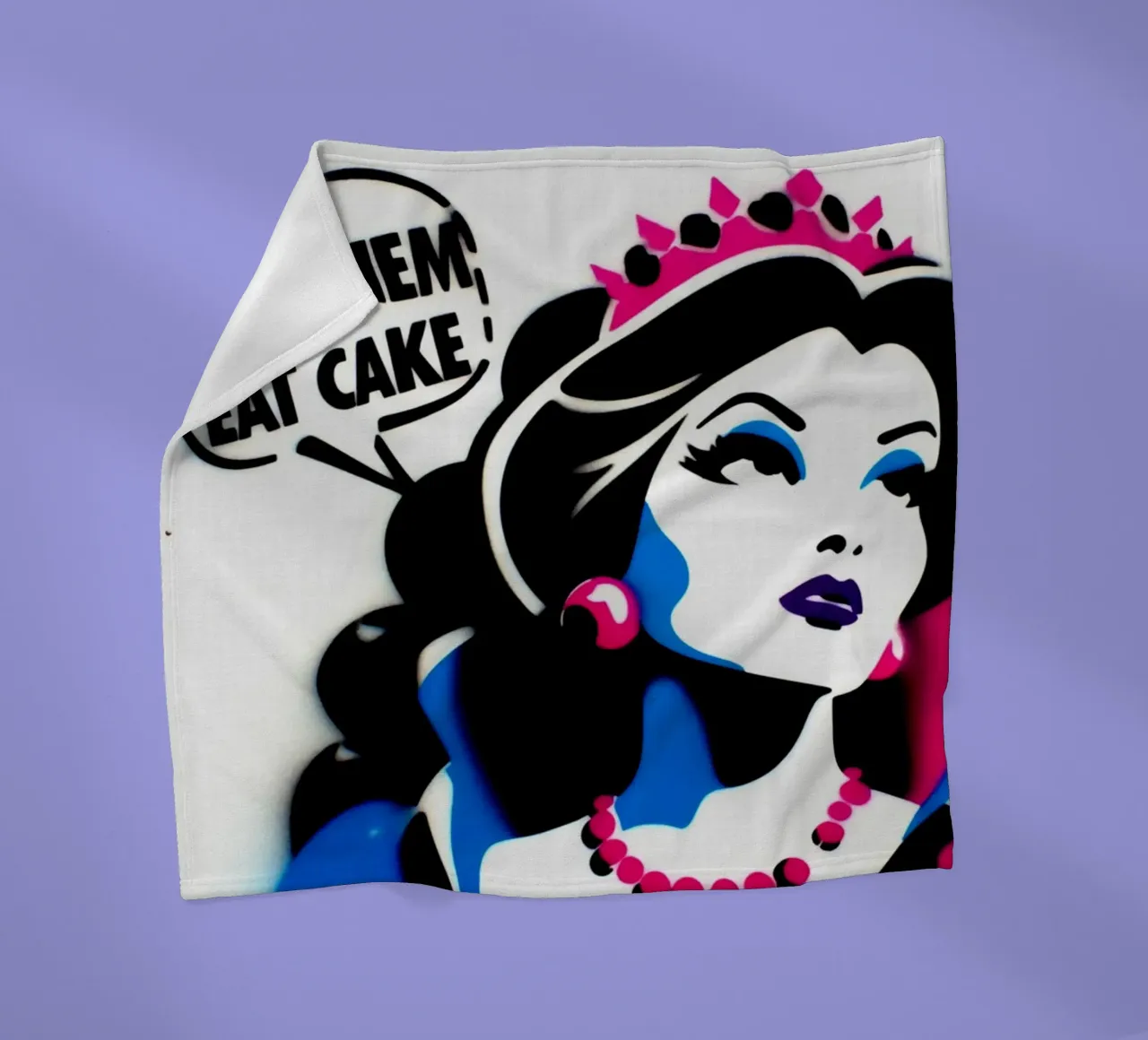 Let them eat cake – Stencil, Graffiti & Streetart coperta in pile da STAN Z.