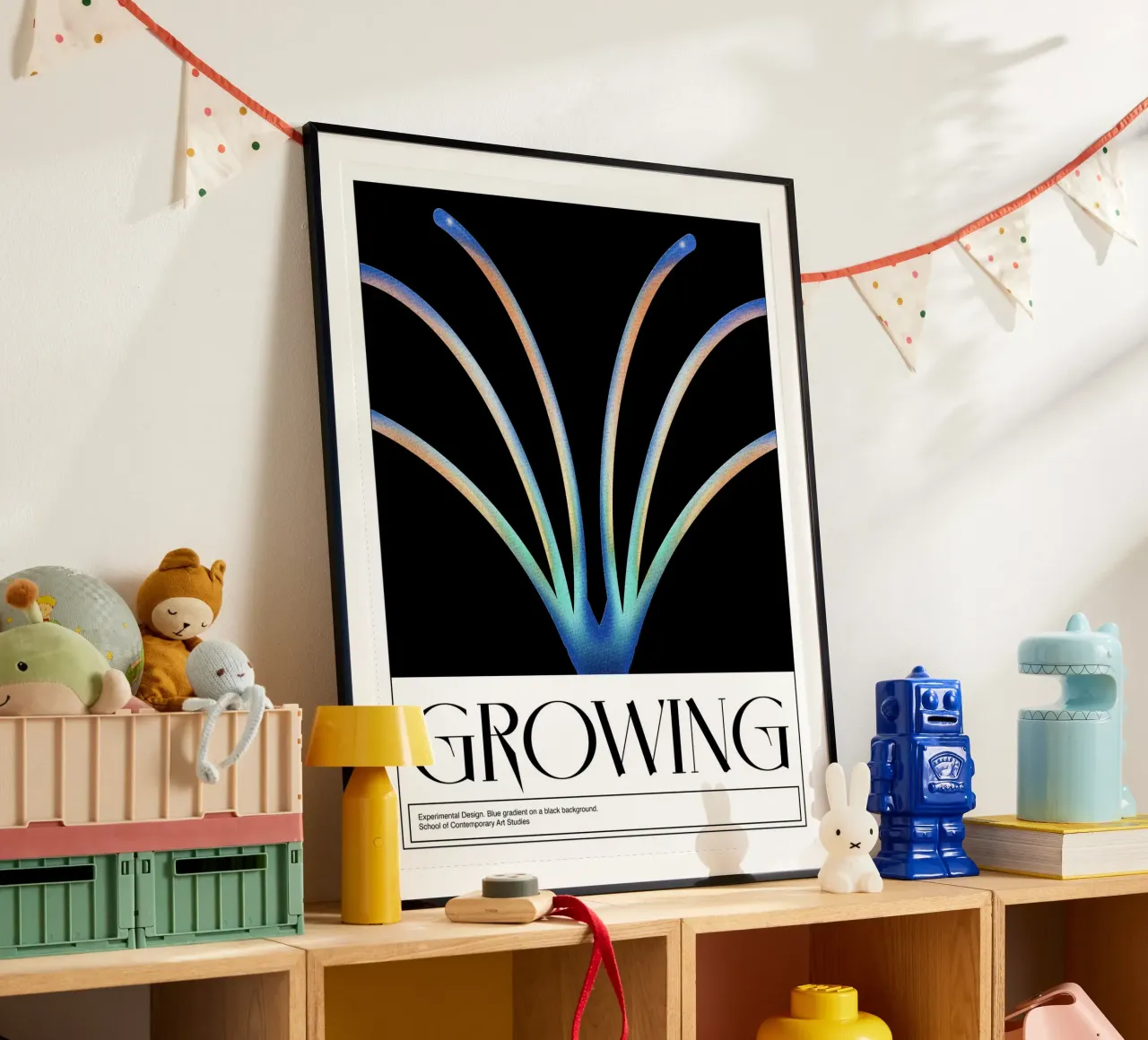 Crescita, design grafico, poster poster da Peaches Art Prints