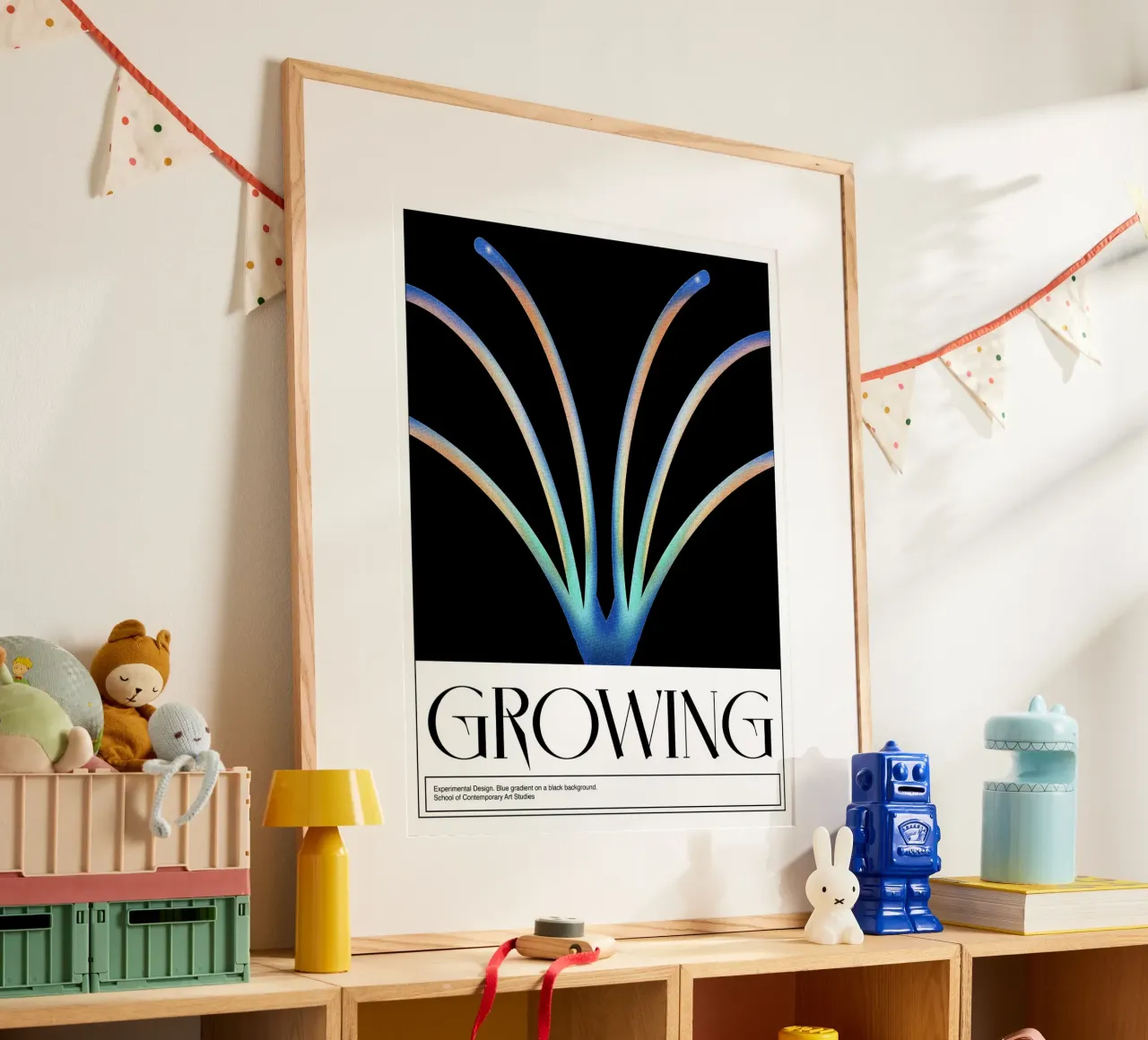Crescita, design grafico, poster poster da Peaches Art Prints