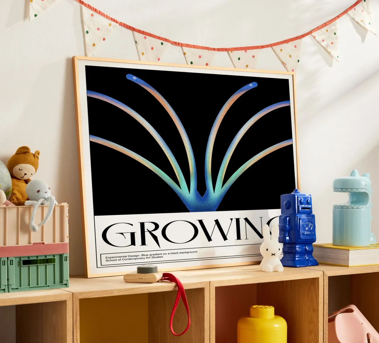 Crescita, design grafico, poster poster da Peaches Art Prints