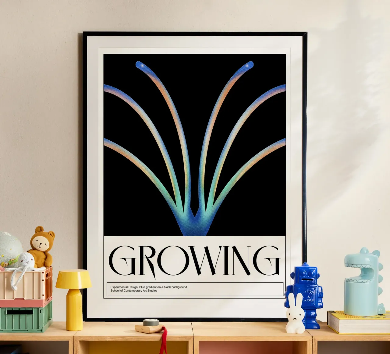 Crescita, design grafico, poster poster da Peaches Art Prints