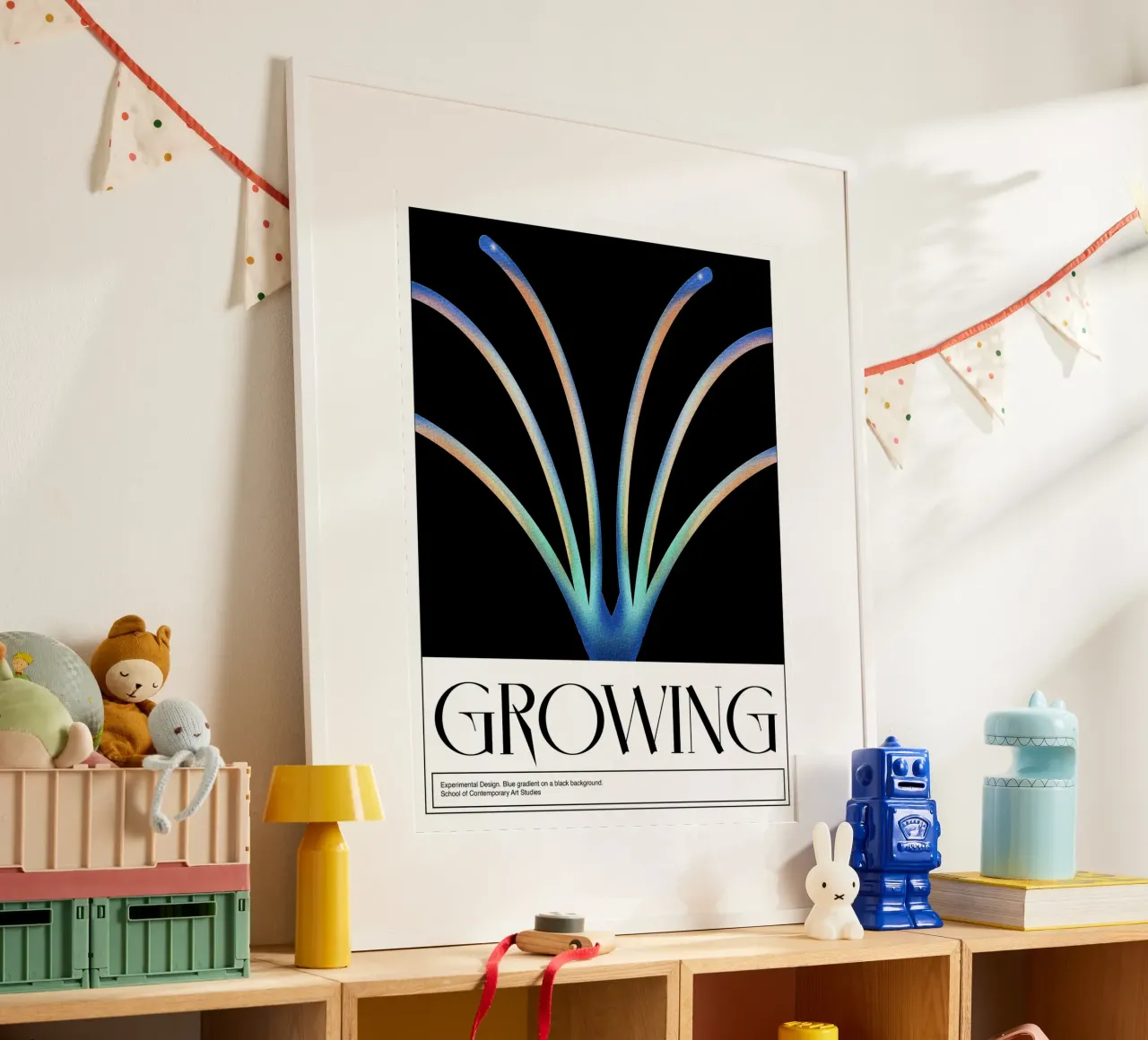 Crescita, design grafico, poster poster da Peaches Art Prints