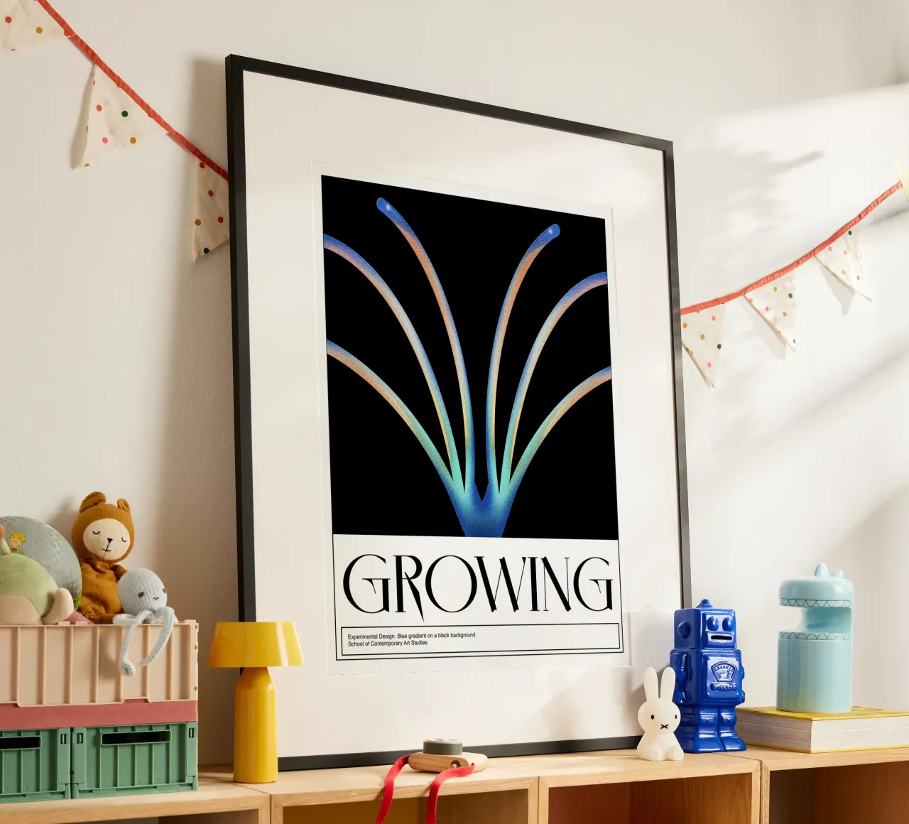 Crescita, design grafico, poster poster da Peaches Art Prints