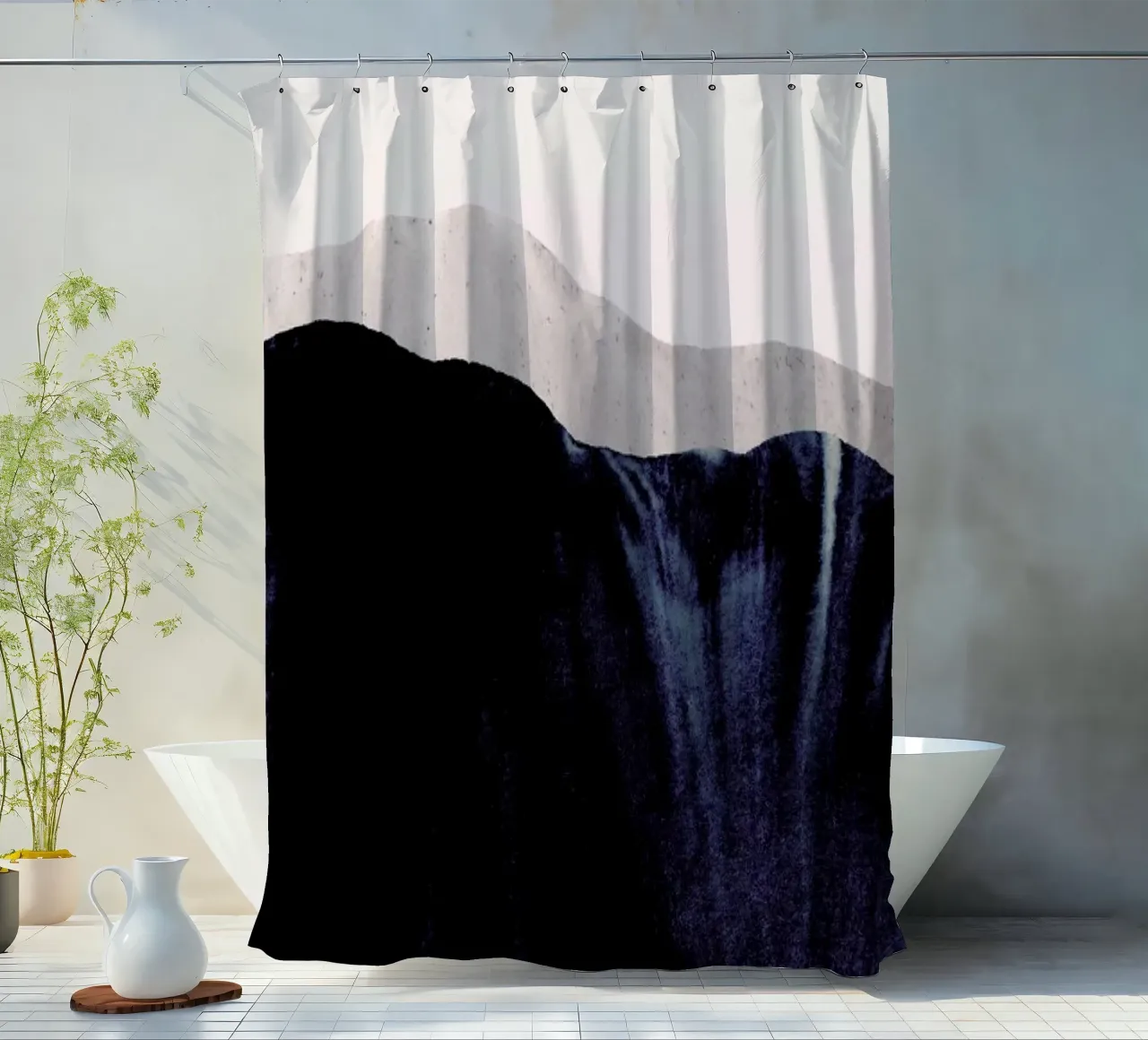 Igneous Rocks 1 tenda da doccia da IRIS LEHNHARDT FINE ART