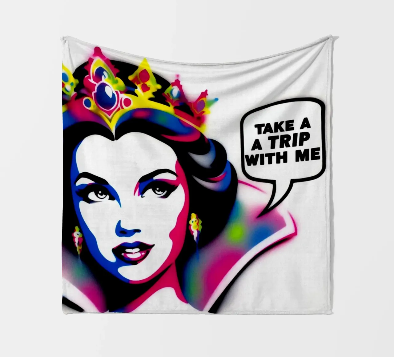 Take a trip with me – Stencil, Graffiti & Streetart coperta in pile da STAN Z.