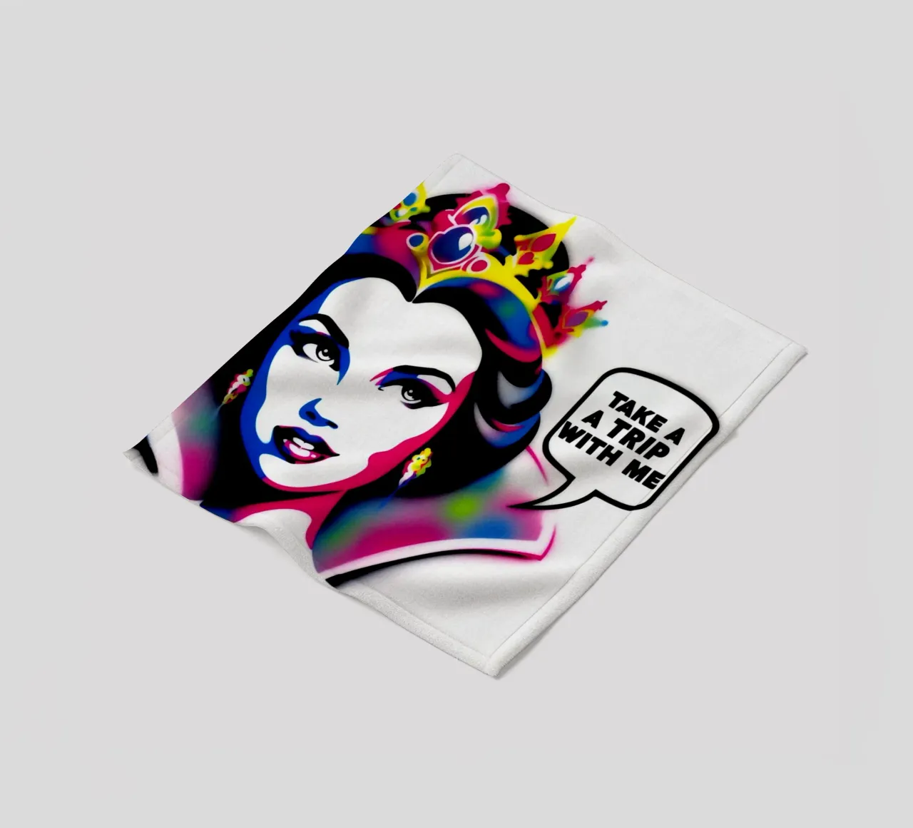 Take a trip with me – Stencil, Graffiti & Streetart coperta in pile da STAN Z.