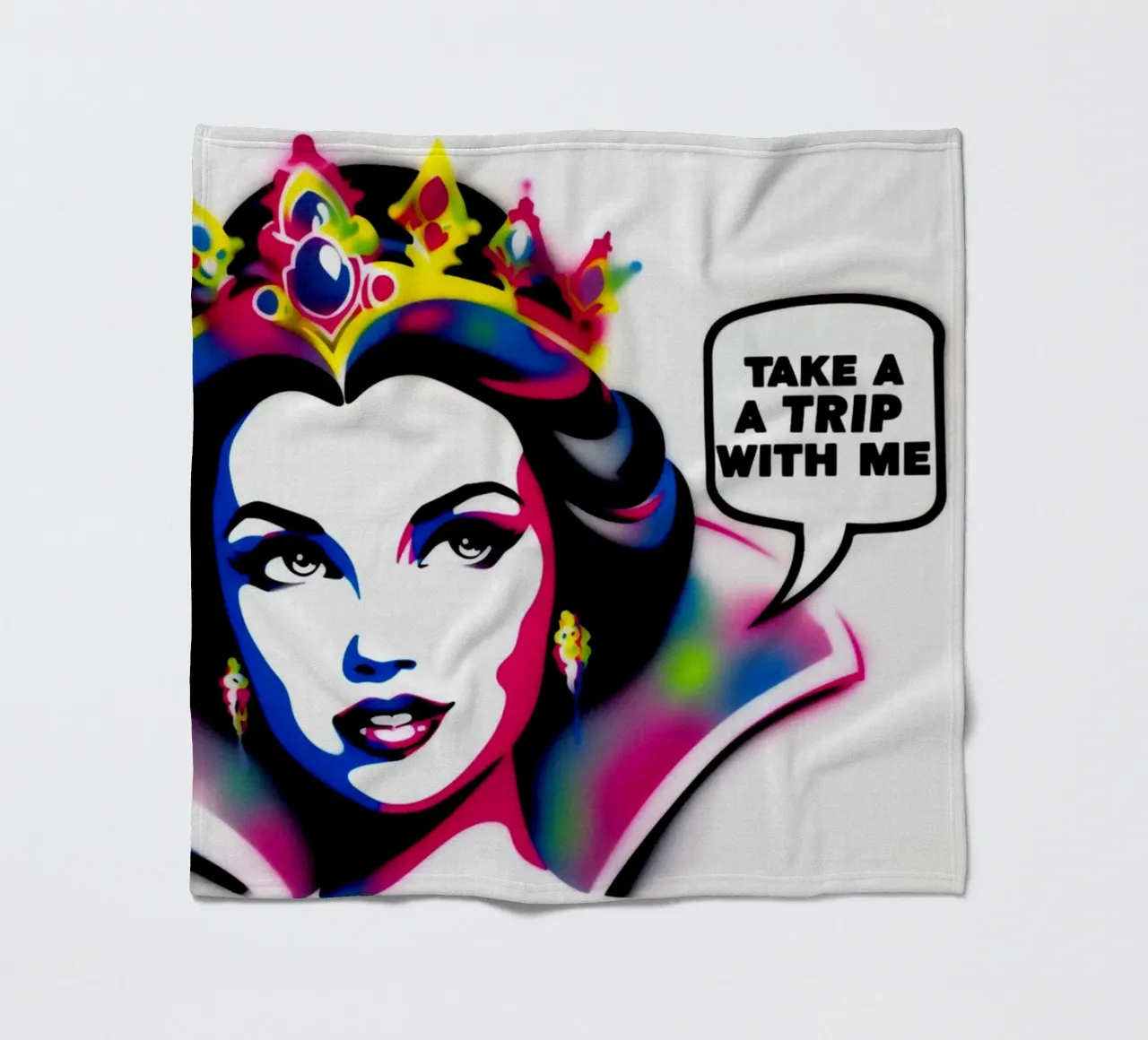 Take a trip with me – Stencil, Graffiti & Streetart coperta in pile da STAN Z.