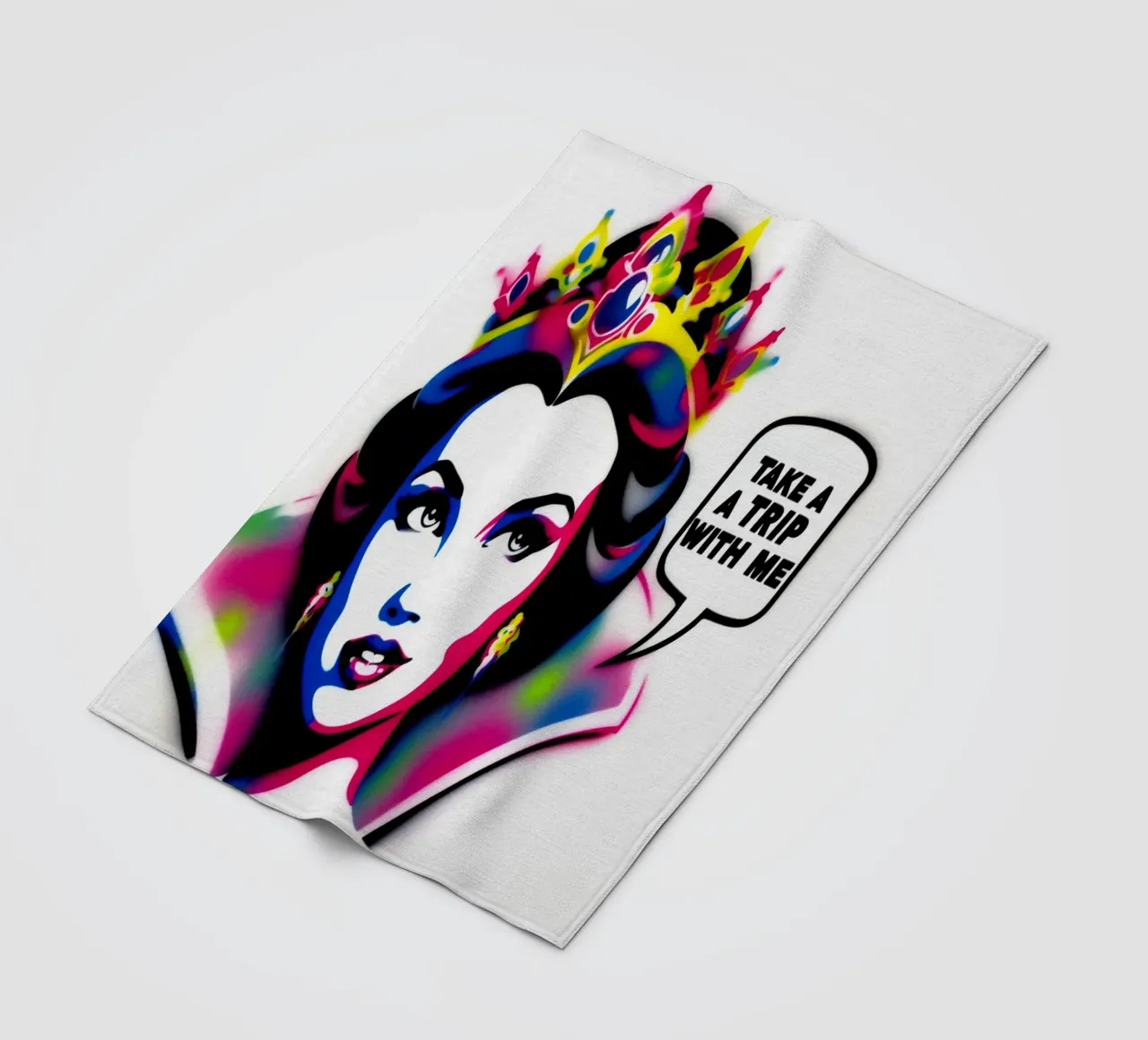 Take a trip with me – Stencil, Graffiti & Streetart coperta in pile da STAN Z.