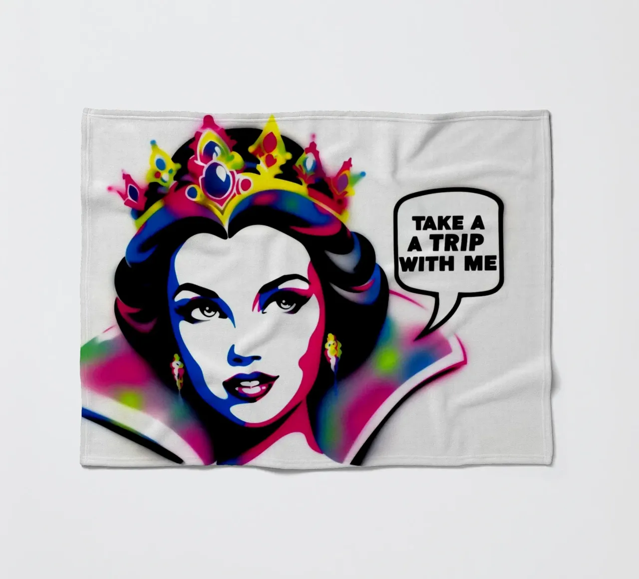 Take a trip with me – Stencil, Graffiti & Streetart coperta in pile da STAN Z.