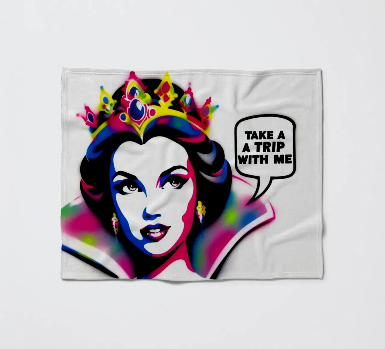 Take a trip with me – Stencil, Graffiti & Streetart coperta in pile da STAN Z.