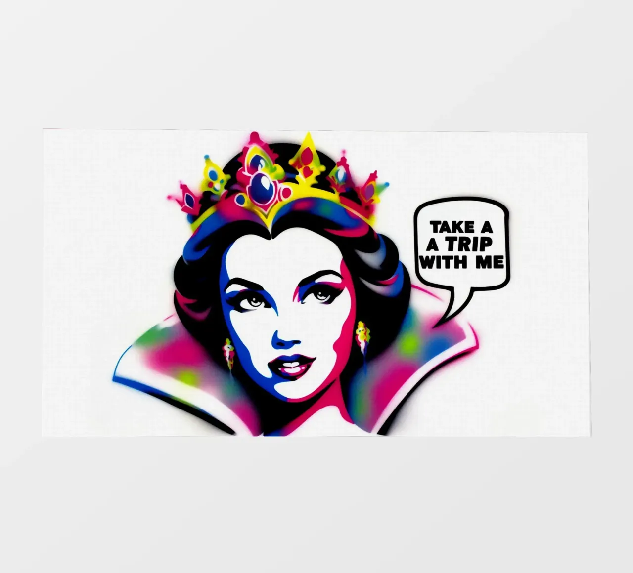 Take a trip with me – Stencil, Graffiti & Streetart telo in pvc da STAN Z.