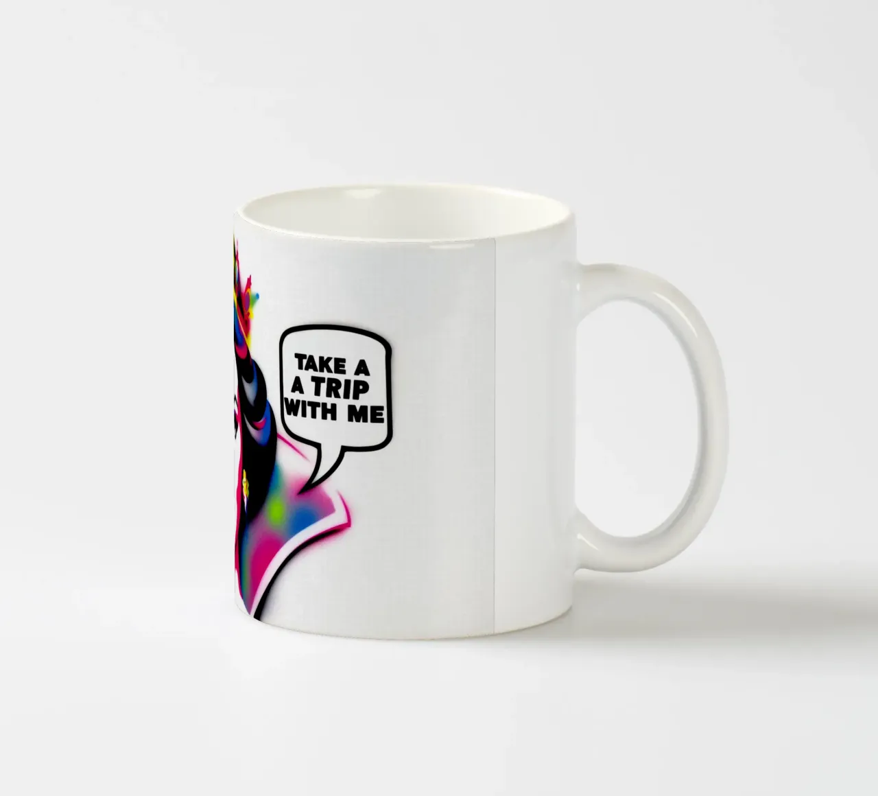Take a trip with me – Stencil, Graffiti & Streetart tazza in ceramica da STAN Z.