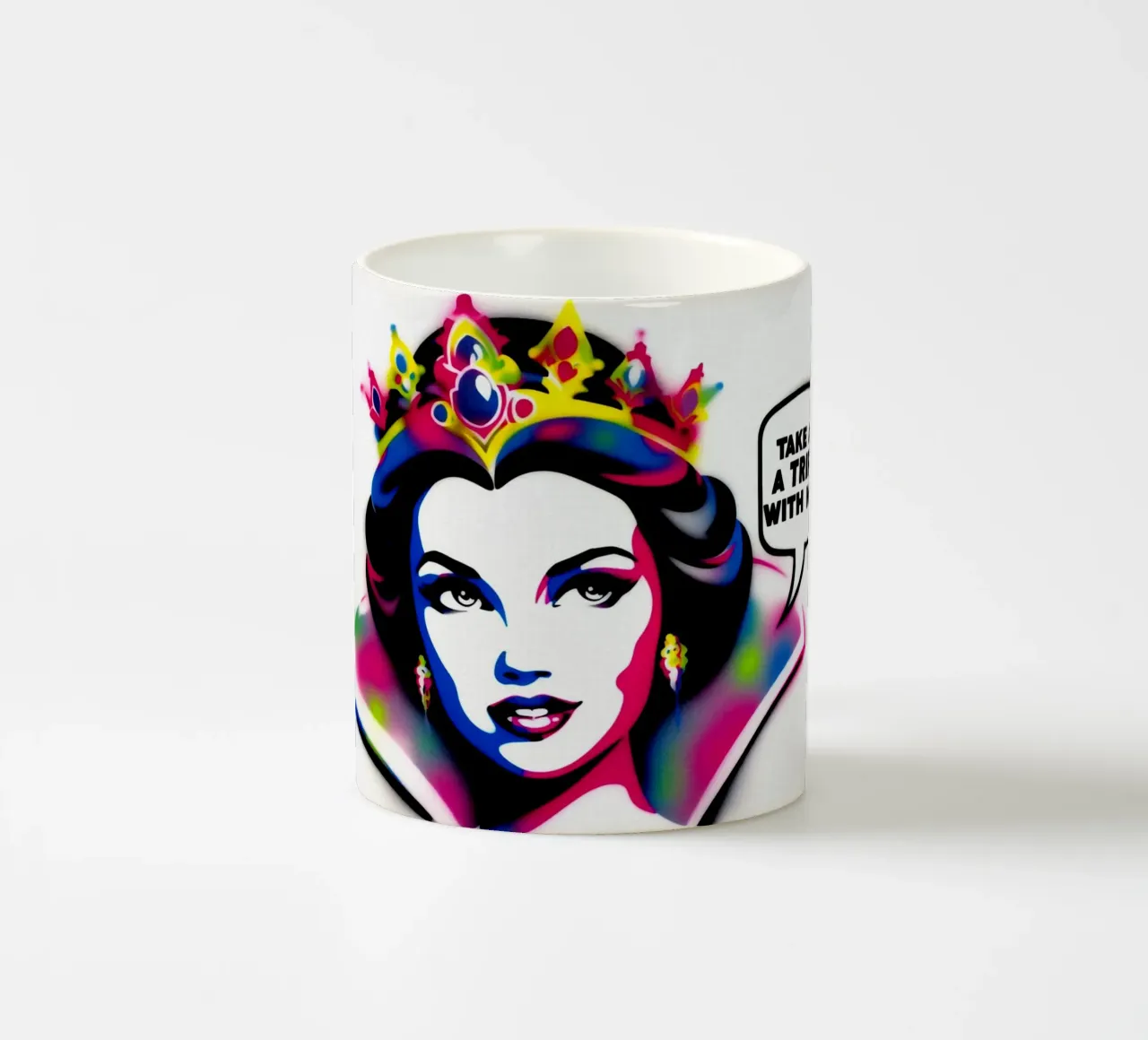 Take a trip with me – Stencil, Graffiti & Streetart tazza in ceramica da STAN Z.