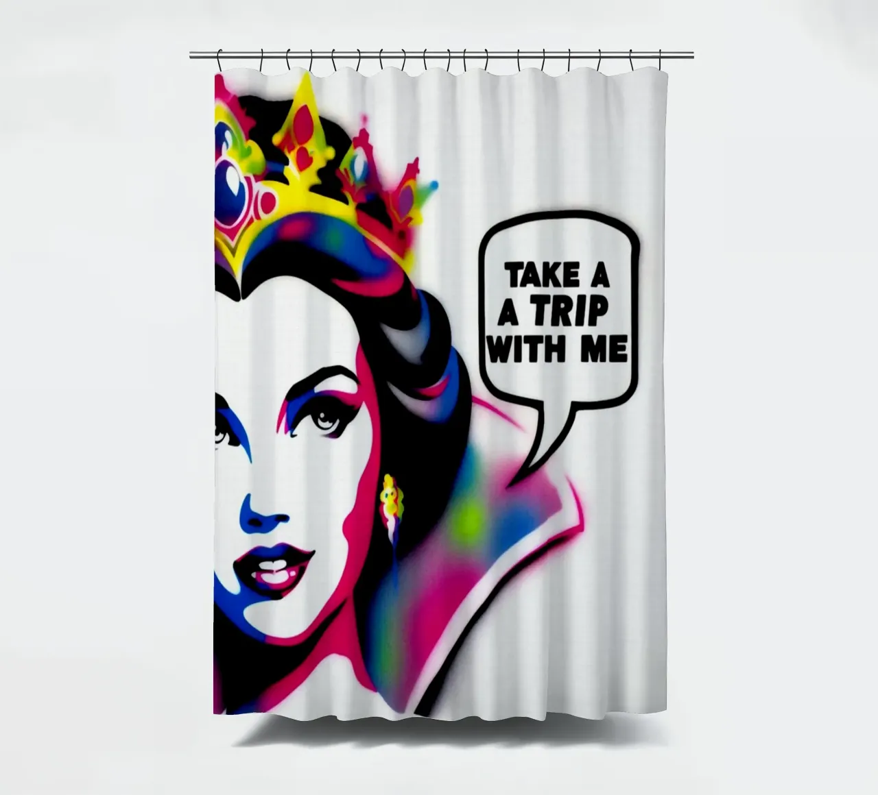 Take a trip with me – Stencil, Graffiti & Streetart tenda da doccia da STAN Z.