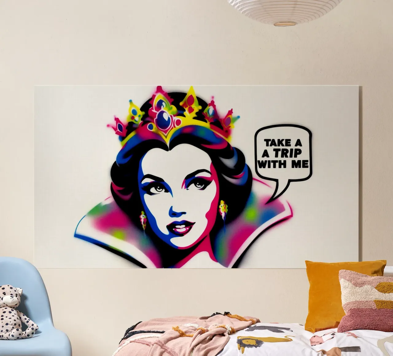 Take a trip with me – Stencil, Graffiti & Streetart plexiglass da STAN Z.