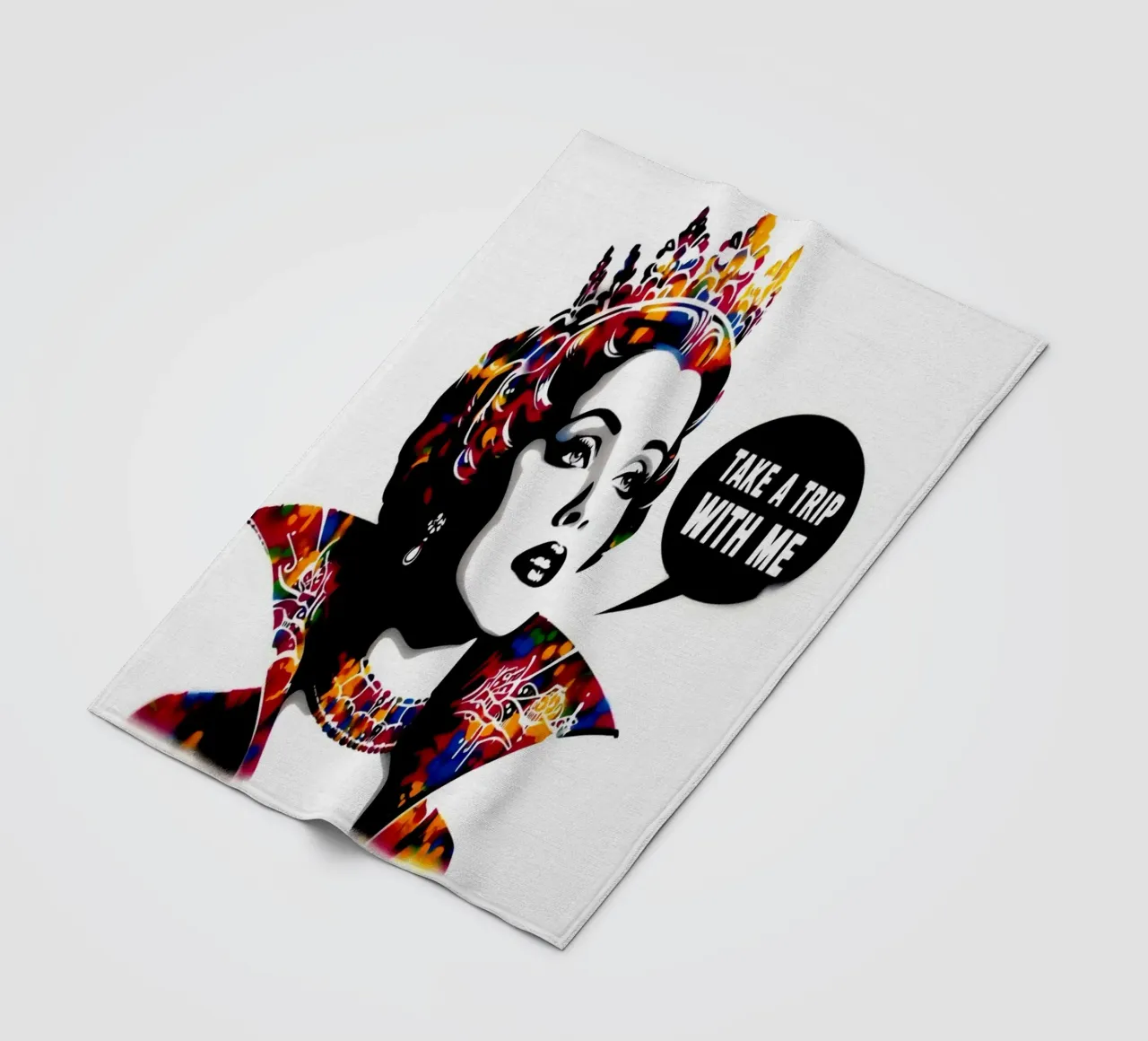 Take a trip with me – Stencil, Graffiti & Streetart coperta in pile da STAN Z.