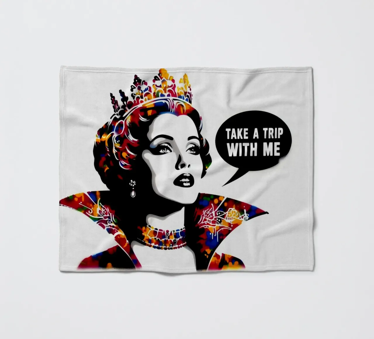 Take a trip with me – Stencil, Graffiti & Streetart coperta in pile da STAN Z.
