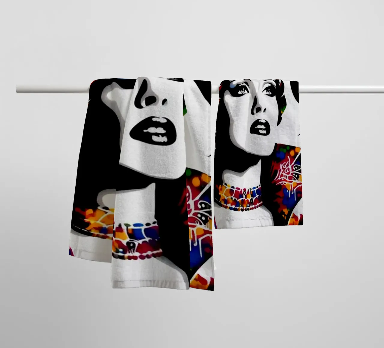 Take a trip with me – Stencil, Graffiti & Streetart toalla de baño de STAN Z.