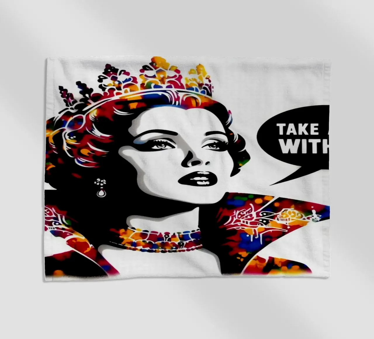 Take a trip with me – Stencil, Graffiti & Streetart telo mare da STAN Z.
